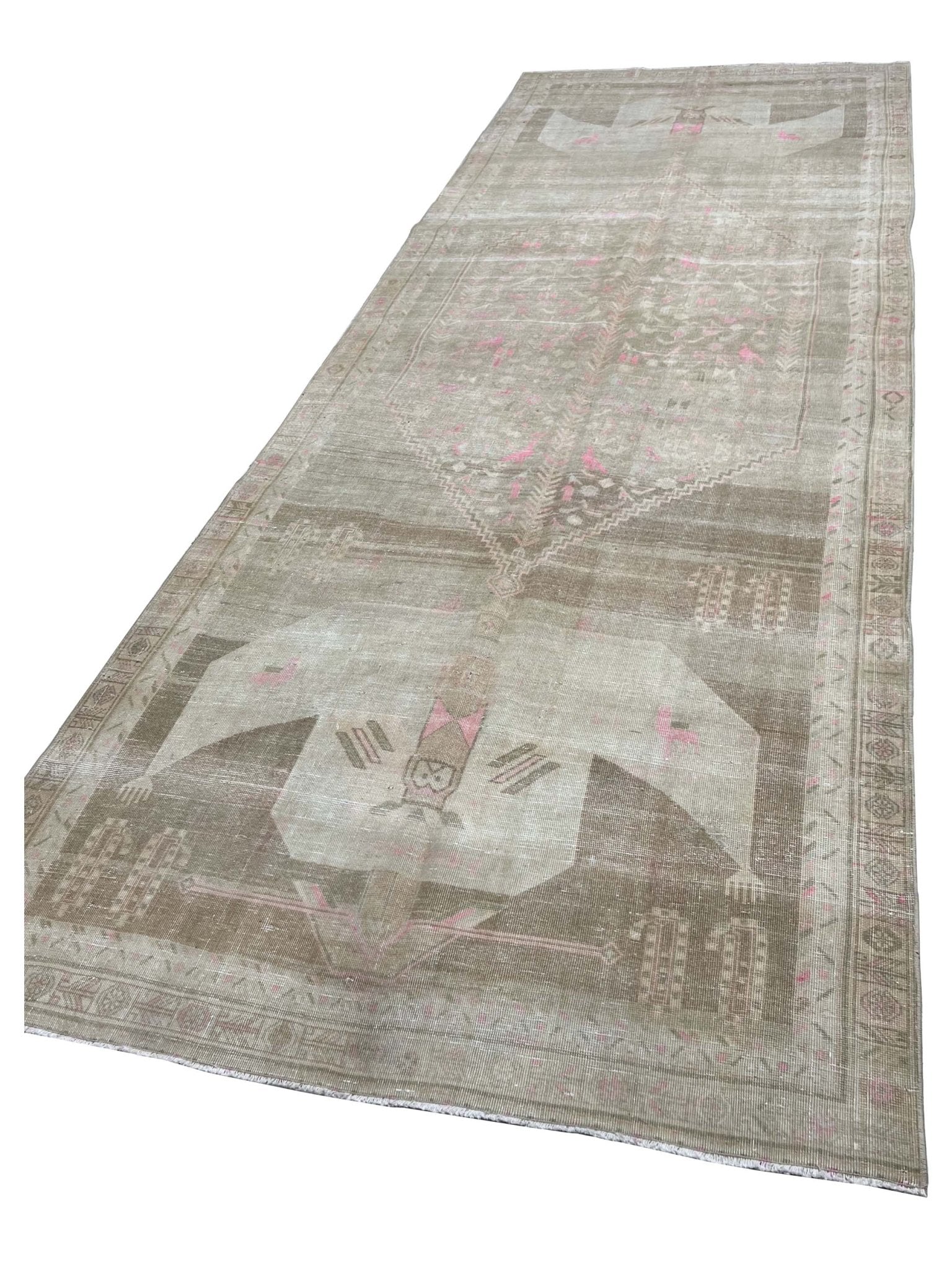 Artisan Angelina Lt.Brown Vintage Knotted Rug - Rugs - Artisan - Atlanta Designer Rugs