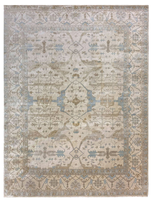 Artisan Emma Ivory Traditional Knotted Rug - Rugs - Artisan - Atlanta Designer Rugs