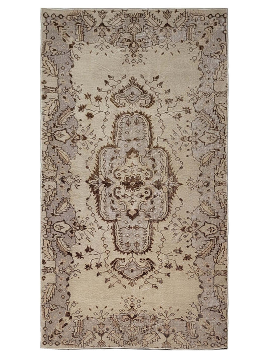 Artisan Angelina Beige Vintage Knotted Rug - Rugs - Artisan - Atlanta Designer Rugs