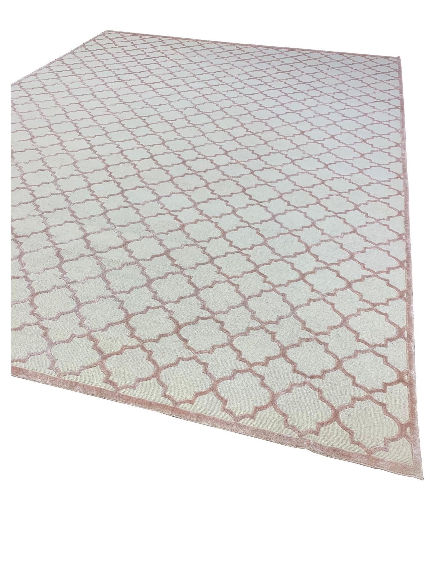 Artisan Franka Ivory Pink Transitional Knotted Rug - Rugs - Artisan - Atlanta Designer Rugs