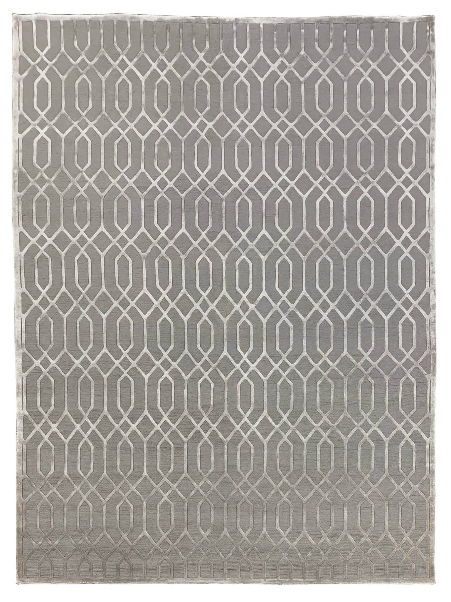 Artisan Franka Silver Transitional Knotted Rug - Rugs - Artisan - Atlanta Designer Rugs