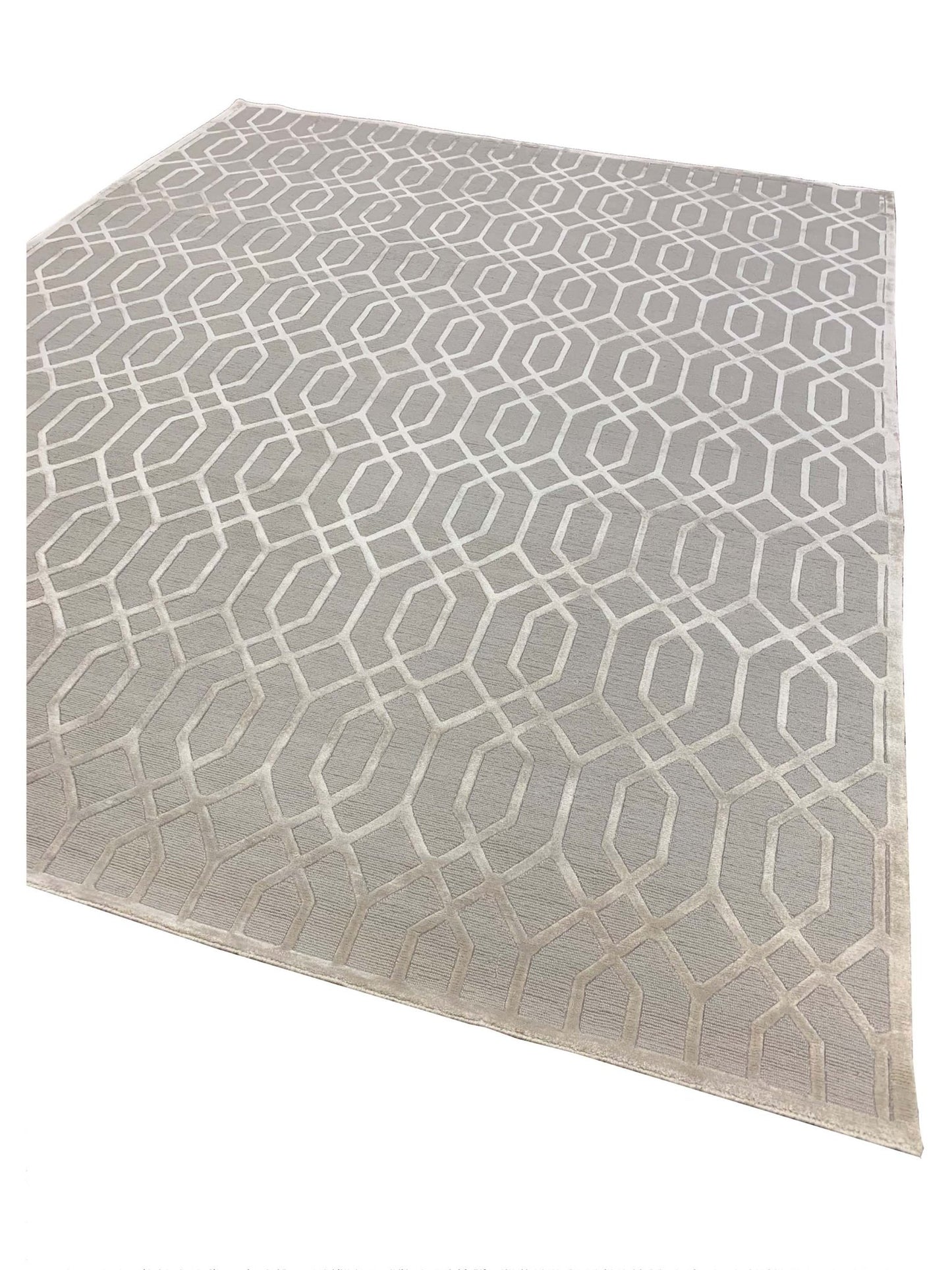 Artisan Franka Silver Transitional Knotted Rug - Rugs - Artisan - Atlanta Designer Rugs