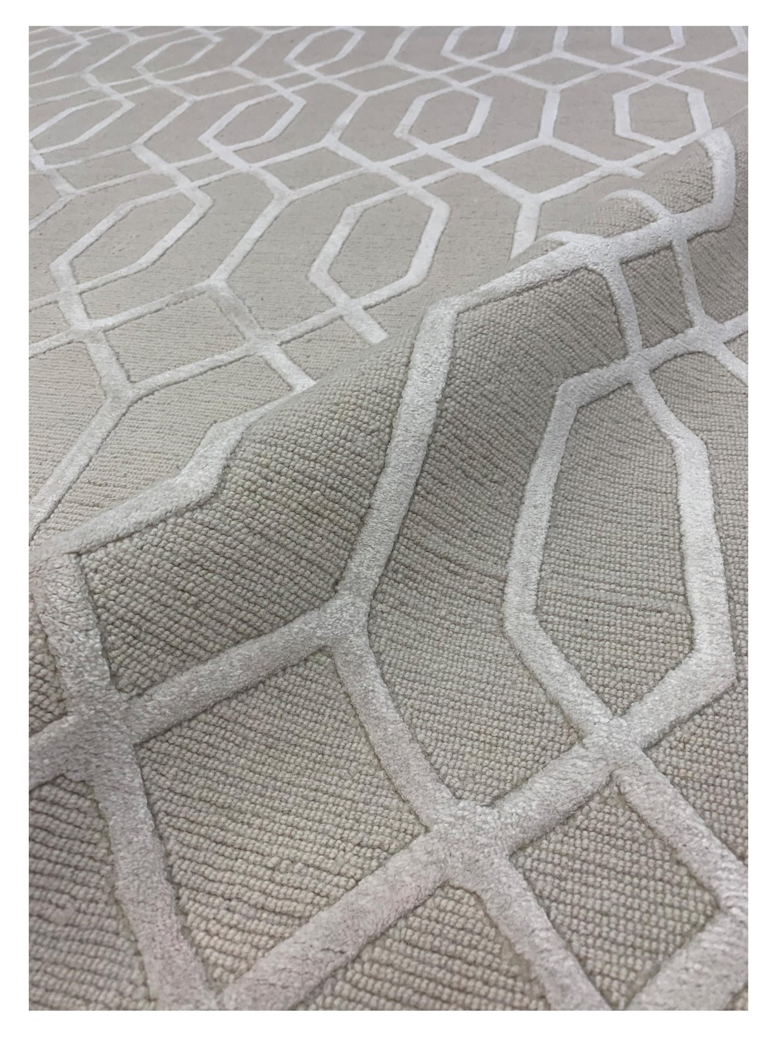 Artisan Franka Ivory Transitional Knotted Rug - Rugs - Artisan - Atlanta Designer Rugs