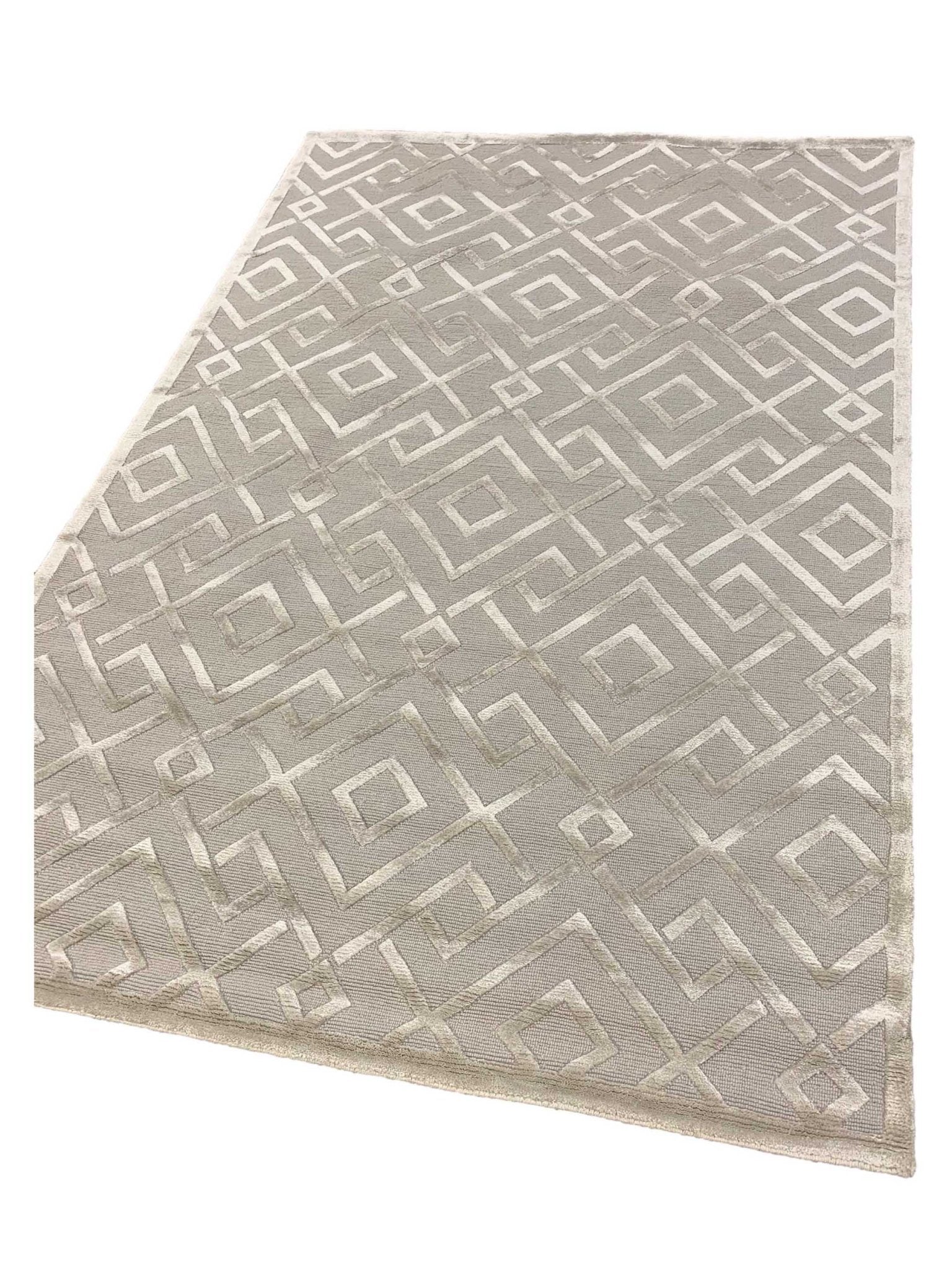 Artisan Franka Silver Transitional Knotted Rug - Rugs - Artisan - Atlanta Designer Rugs