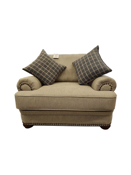 Eclectic Home Mackenzie Taupe Sofa Chair - Furnitures - Eclectic Home - Atlanta Designer Rugs