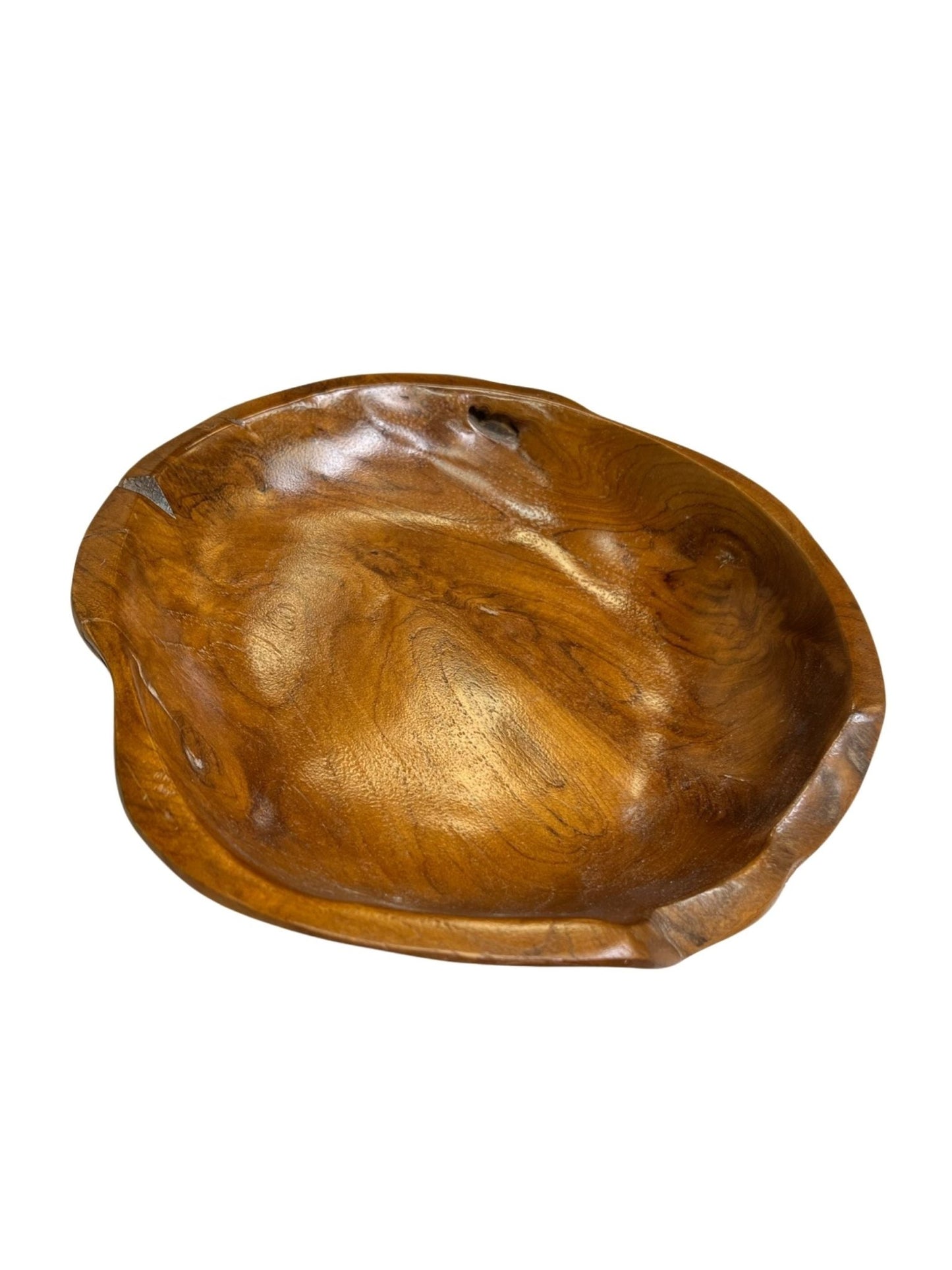 Eclectic Home Accent Shallow Teak Bowl 2946 Natural Decor Furniture - Accent - Eclectic Home - Atlanta Designer Rugs