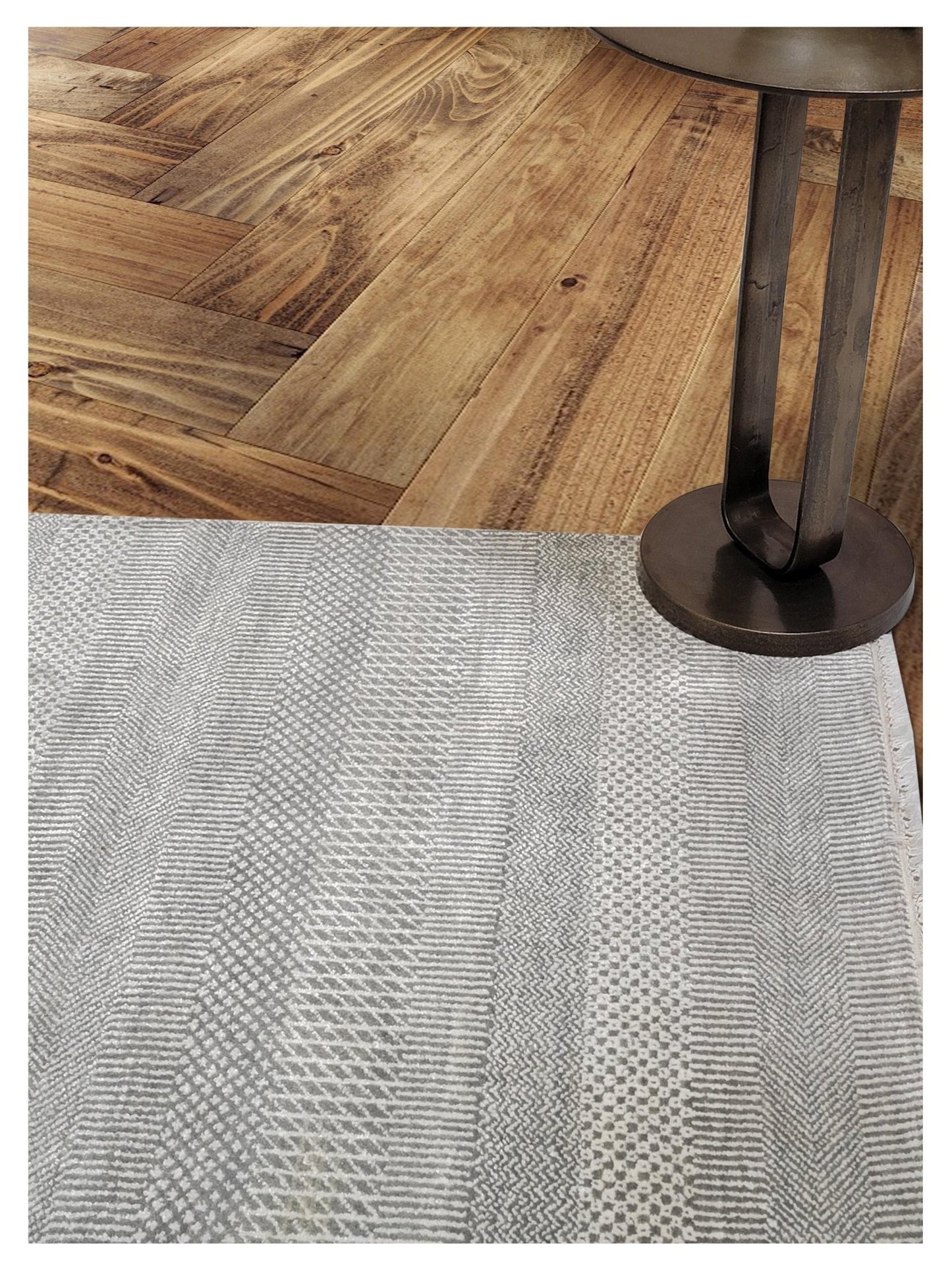 Artisan Vera Lt.Grey Transitional Knotted Rug - Rugs - Artisan - Atlanta Designer Rugs