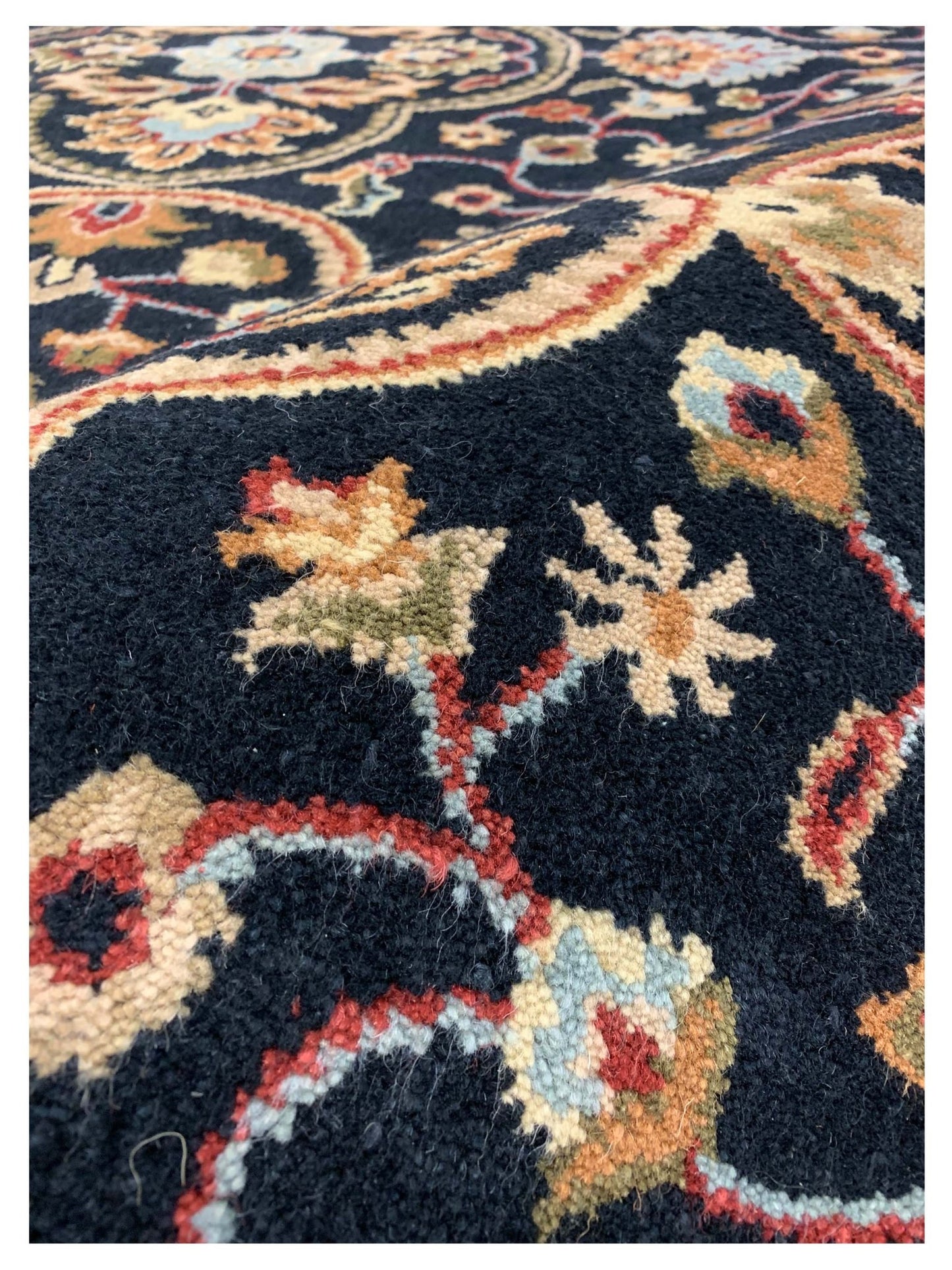 Artisan Paula Black Traditional Tufted Rug - Rugs - Artisan - Atlanta Designer Rugs