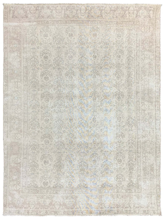 Artisan Penelope Ivory Vintage Knotted Rug - Rugs - Artisan - Atlanta Designer Rugs