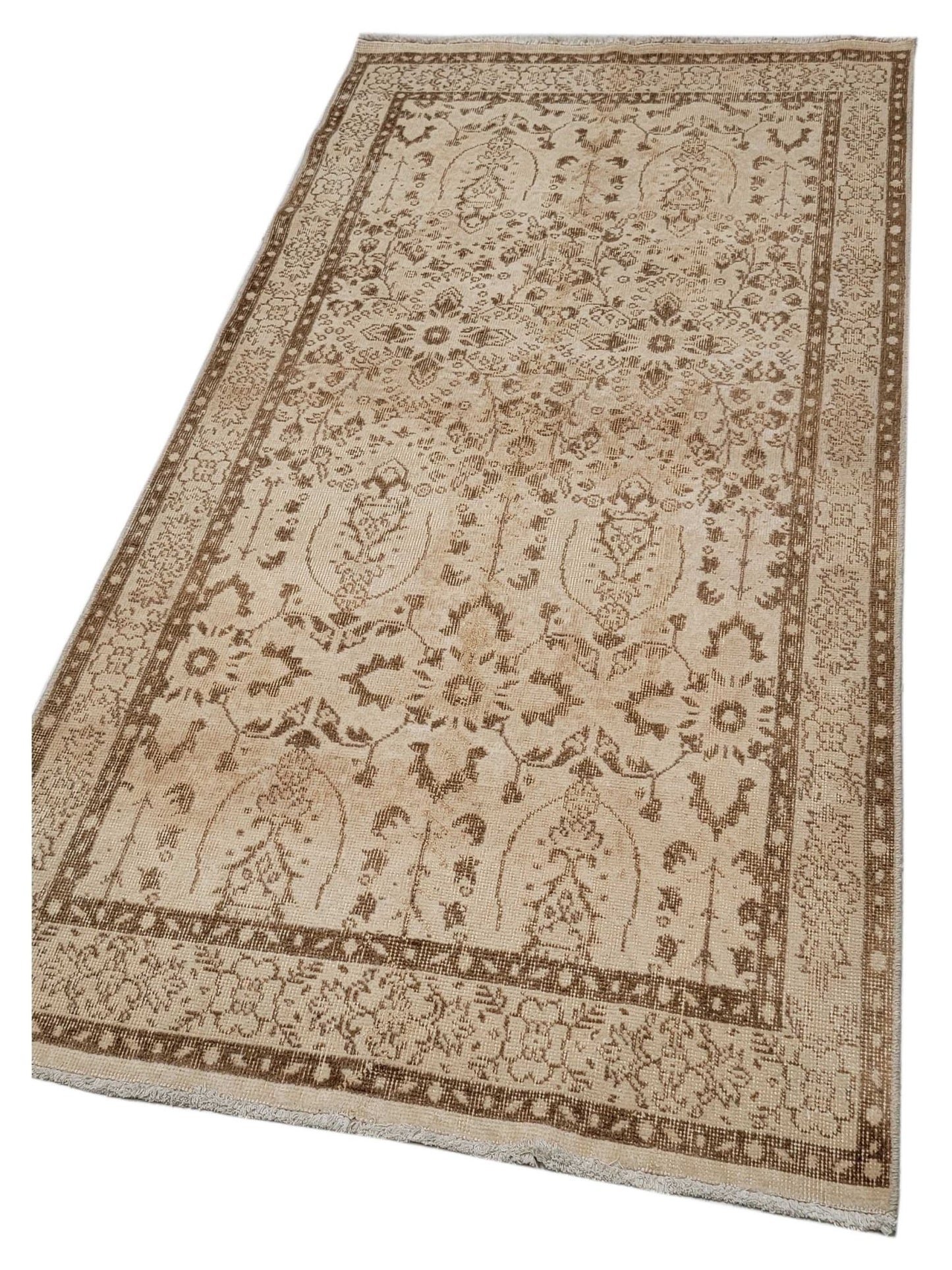 Artisan Angelina Beige Vintage Knotted Rug - Rugs - Artisan - Atlanta Designer Rugs