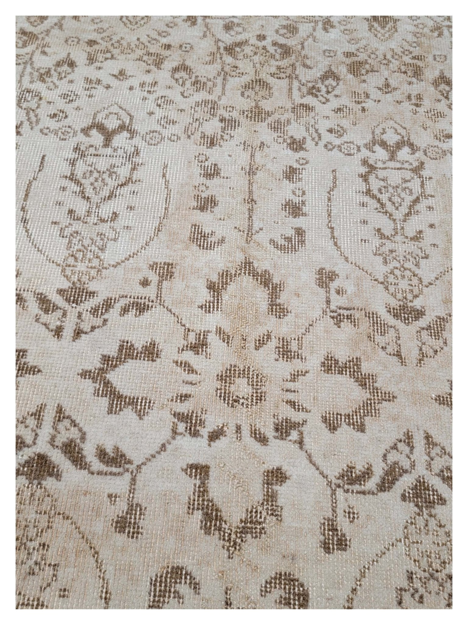 Artisan Angelina Beige Vintage Knotted Rug - Rugs - Artisan - Atlanta Designer Rugs