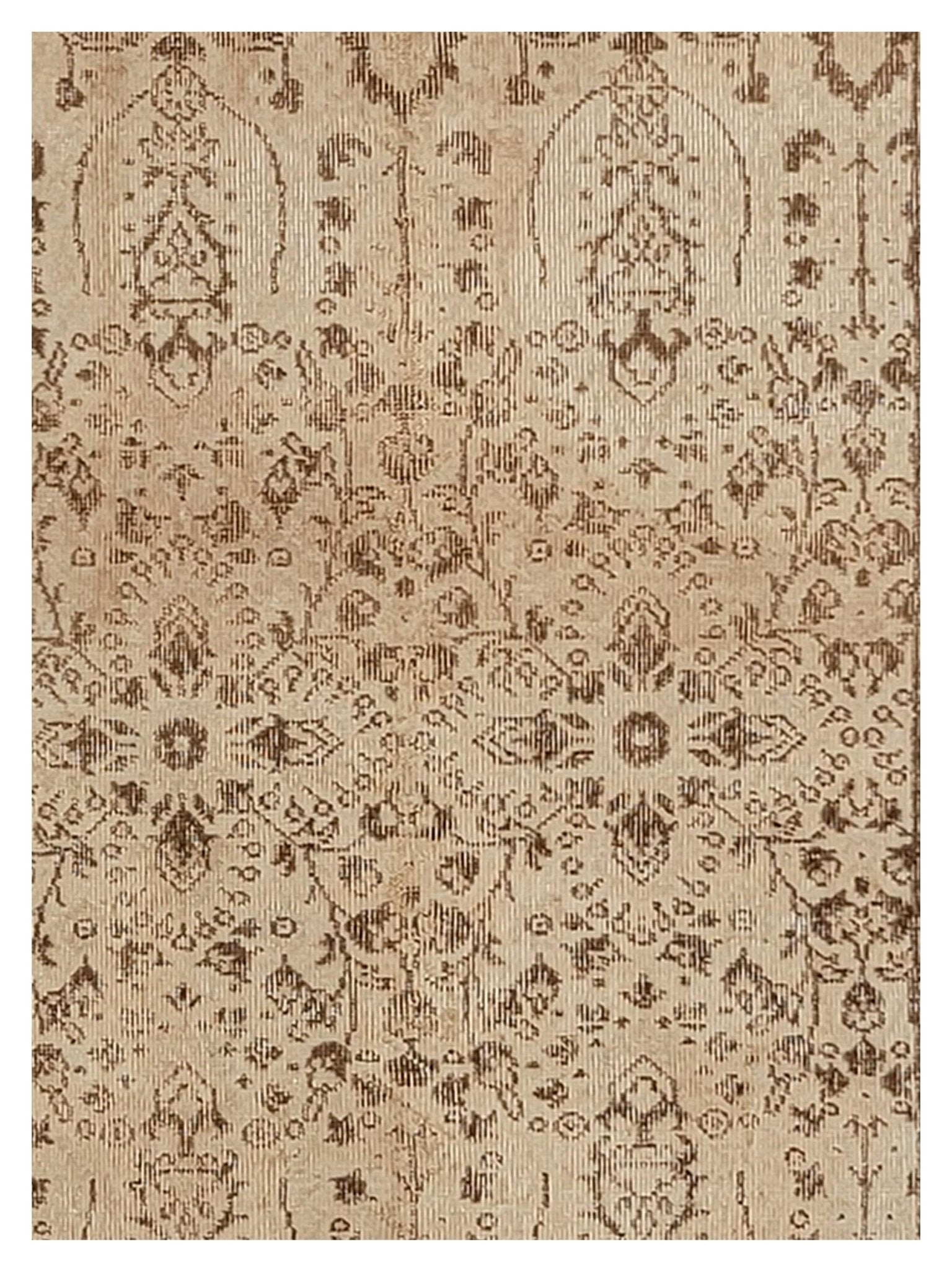 Artisan Angelina Beige Vintage Knotted Rug - Rugs - Artisan - Atlanta Designer Rugs