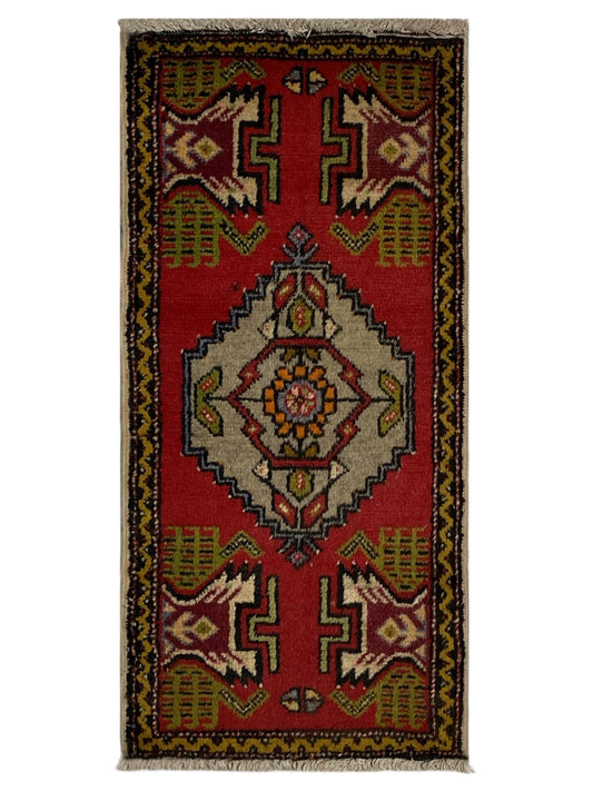 Artisan Angelina Red Vintage Knotted Rug - Rugs - Artisan - Atlanta Designer Rugs