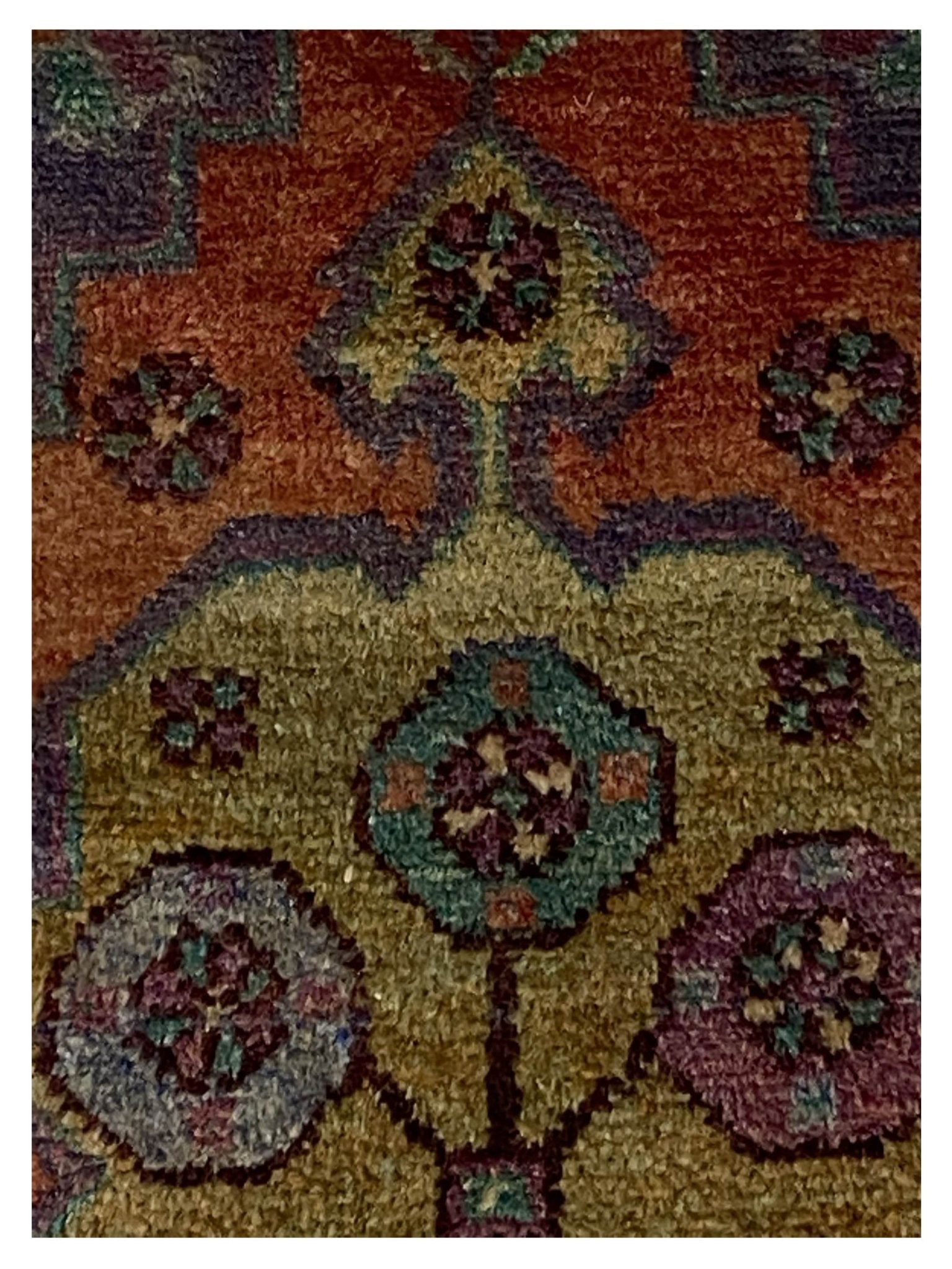 Artisan Angelina Red Vintage Knotted Rug - Rugs - Artisan - Atlanta Designer Rugs