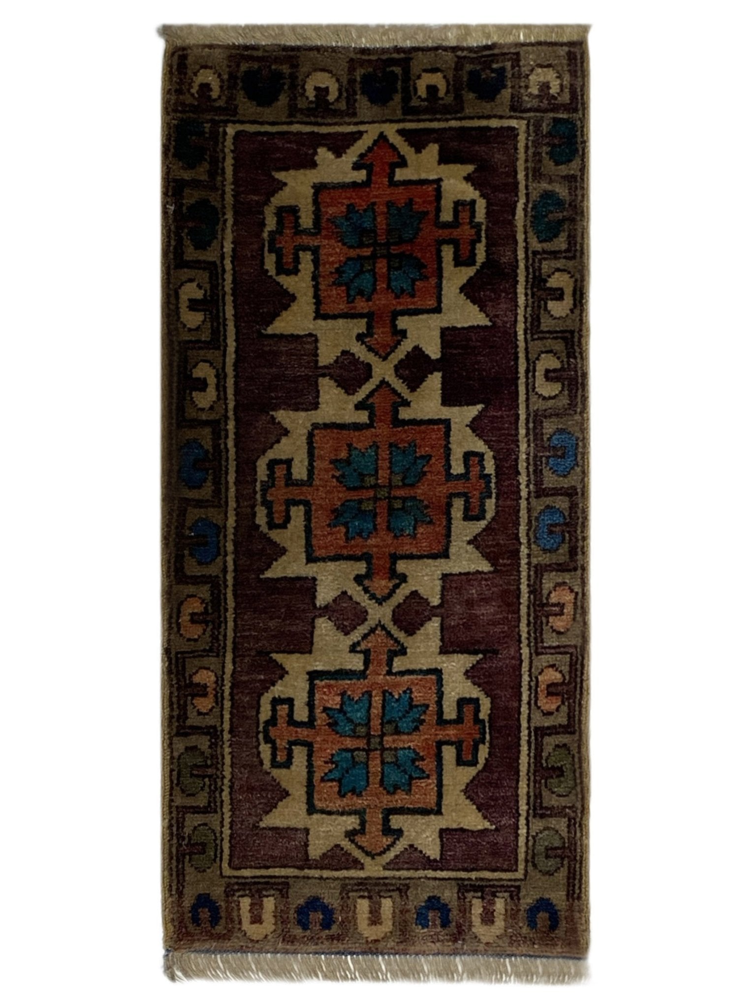 Artisan Angelina Brown Vintage Knotted Rug - Rugs - Artisan - Atlanta Designer Rugs