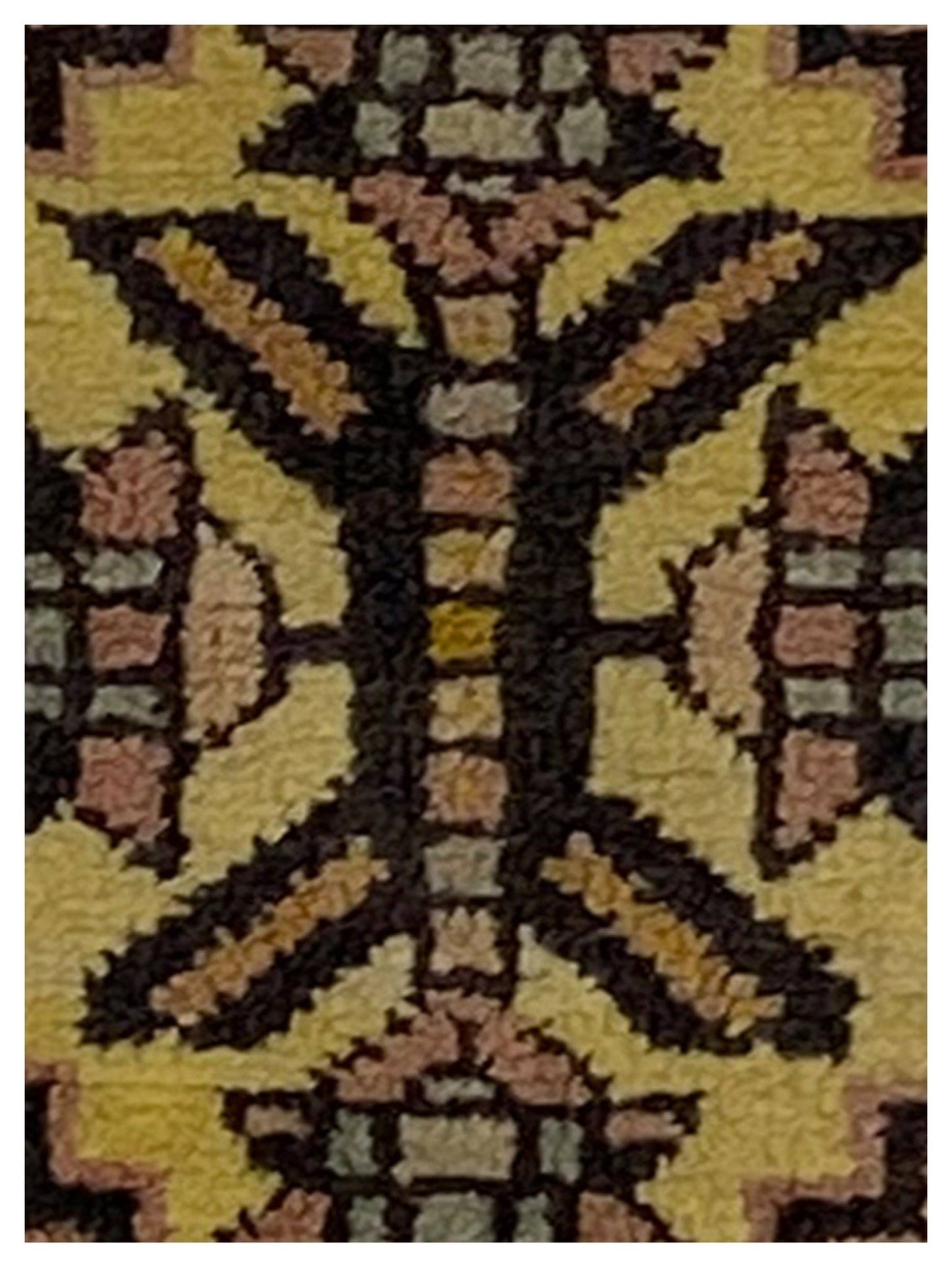 Artisan Angelina Rose Brown Vintage Knotted Rug - Rugs - Artisan - Atlanta Designer Rugs