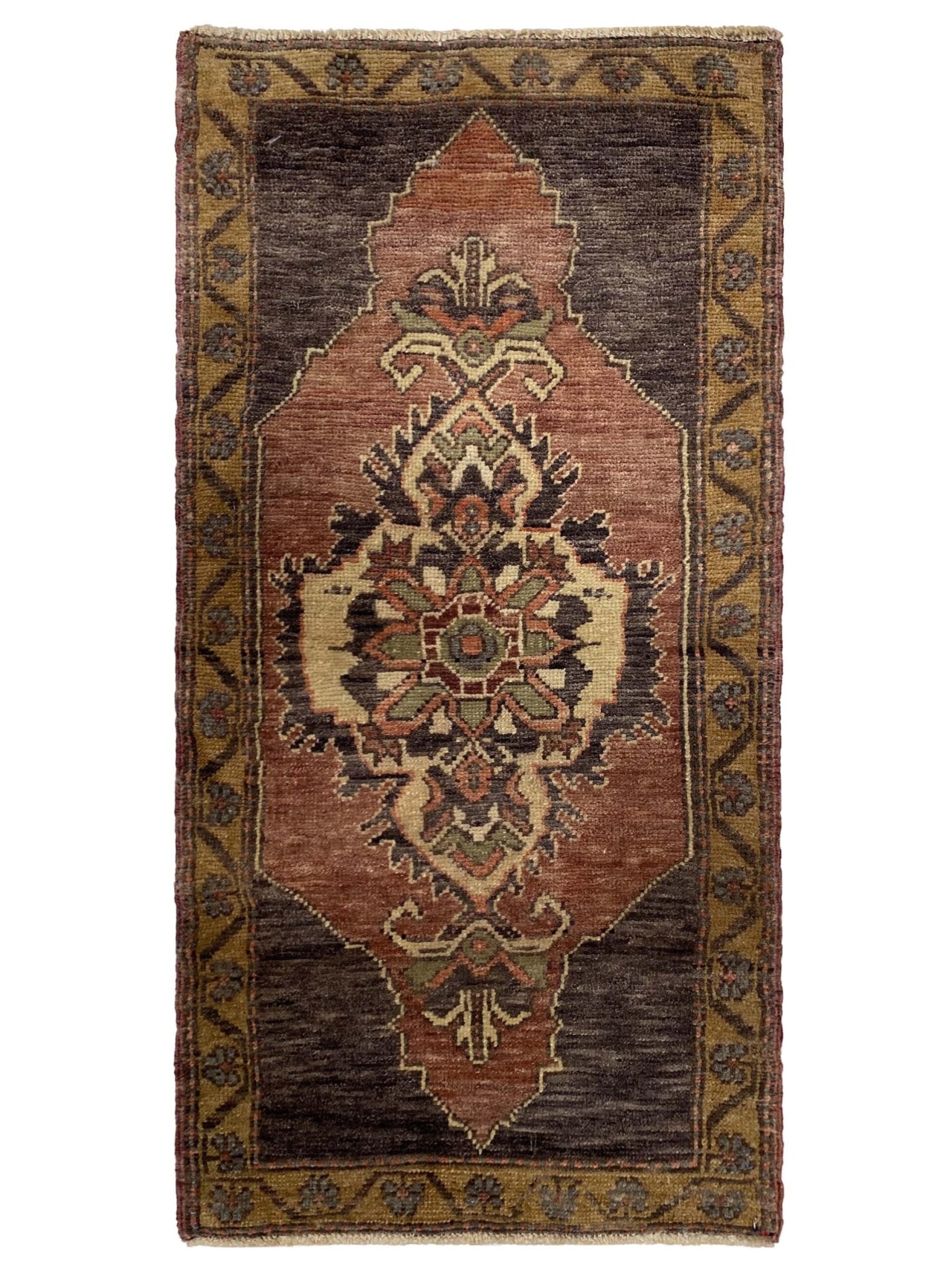 Artisan Angelina Rose Gold Vintage Knotted Rug - Rugs - Artisan - Atlanta Designer Rugs