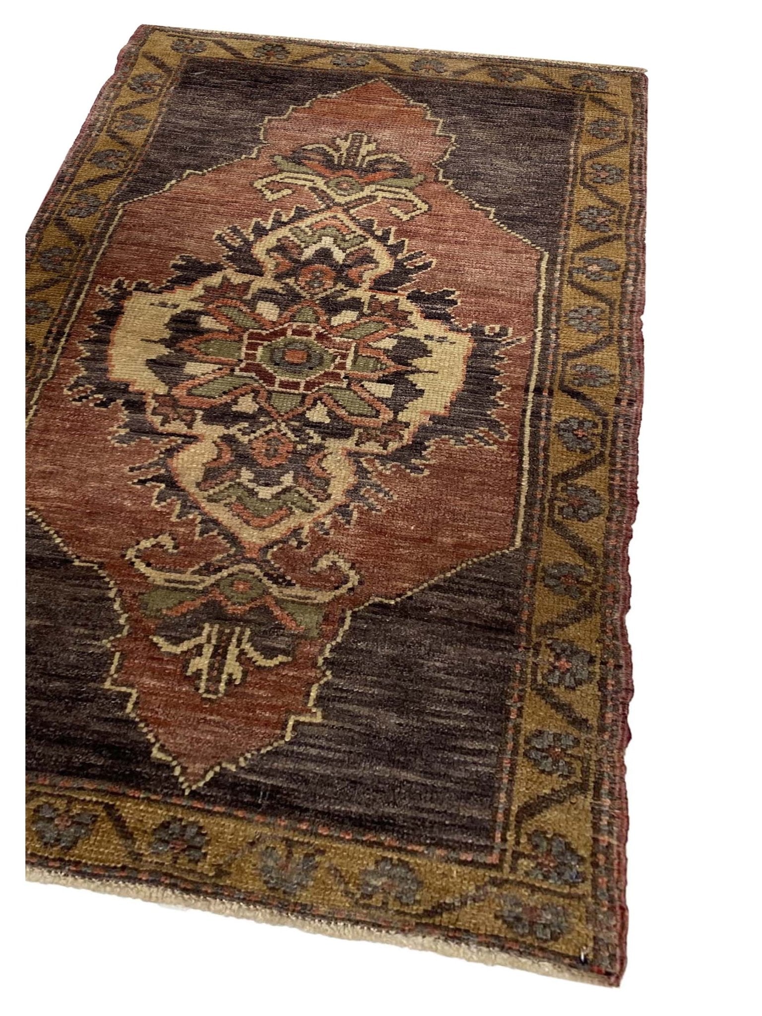 Artisan Angelina Rose Gold Vintage Knotted Rug - Rugs - Artisan - Atlanta Designer Rugs