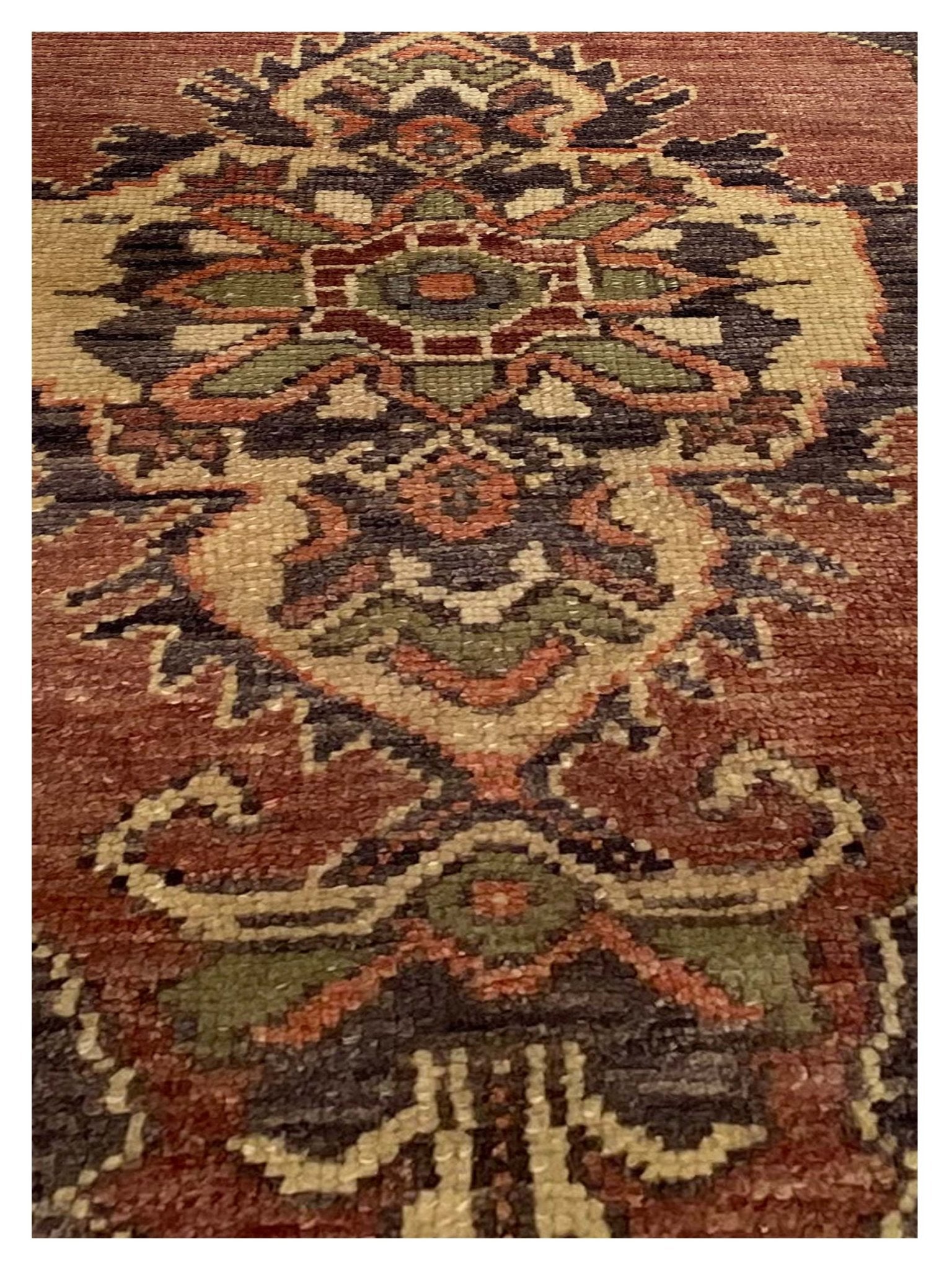 Artisan Angelina Rose Gold Vintage Knotted Rug - Rugs - Artisan - Atlanta Designer Rugs