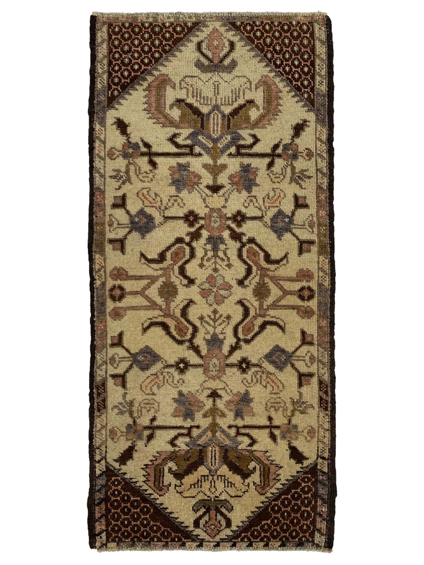 Artisan Angelina Ivory Multi Vintage Knotted Rug - Rugs - Artisan - Atlanta Designer Rugs