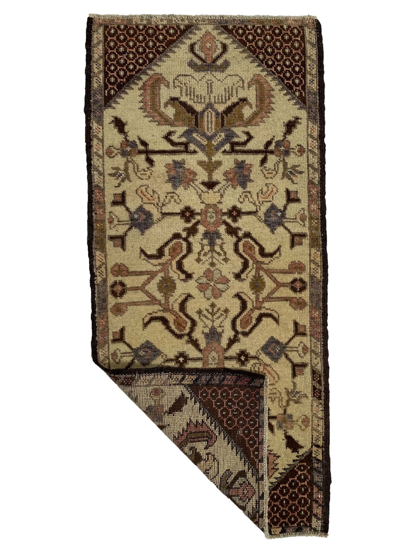 Artisan Angelina Ivory Multi Vintage Knotted Rug - Rugs - Artisan - Atlanta Designer Rugs