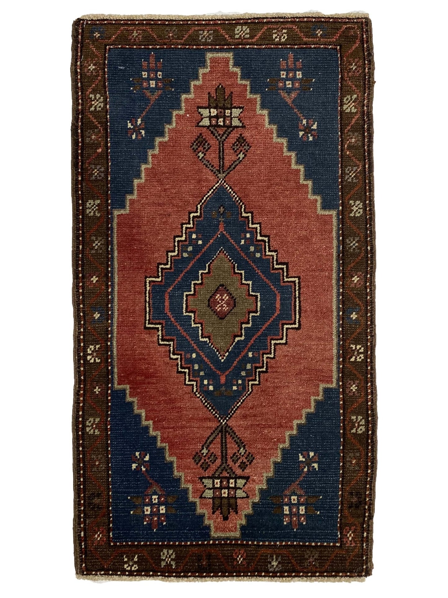 Artisan Angelina Rose Brown Vintage Knotted Rug - Rugs - Artisan - Atlanta Designer Rugs