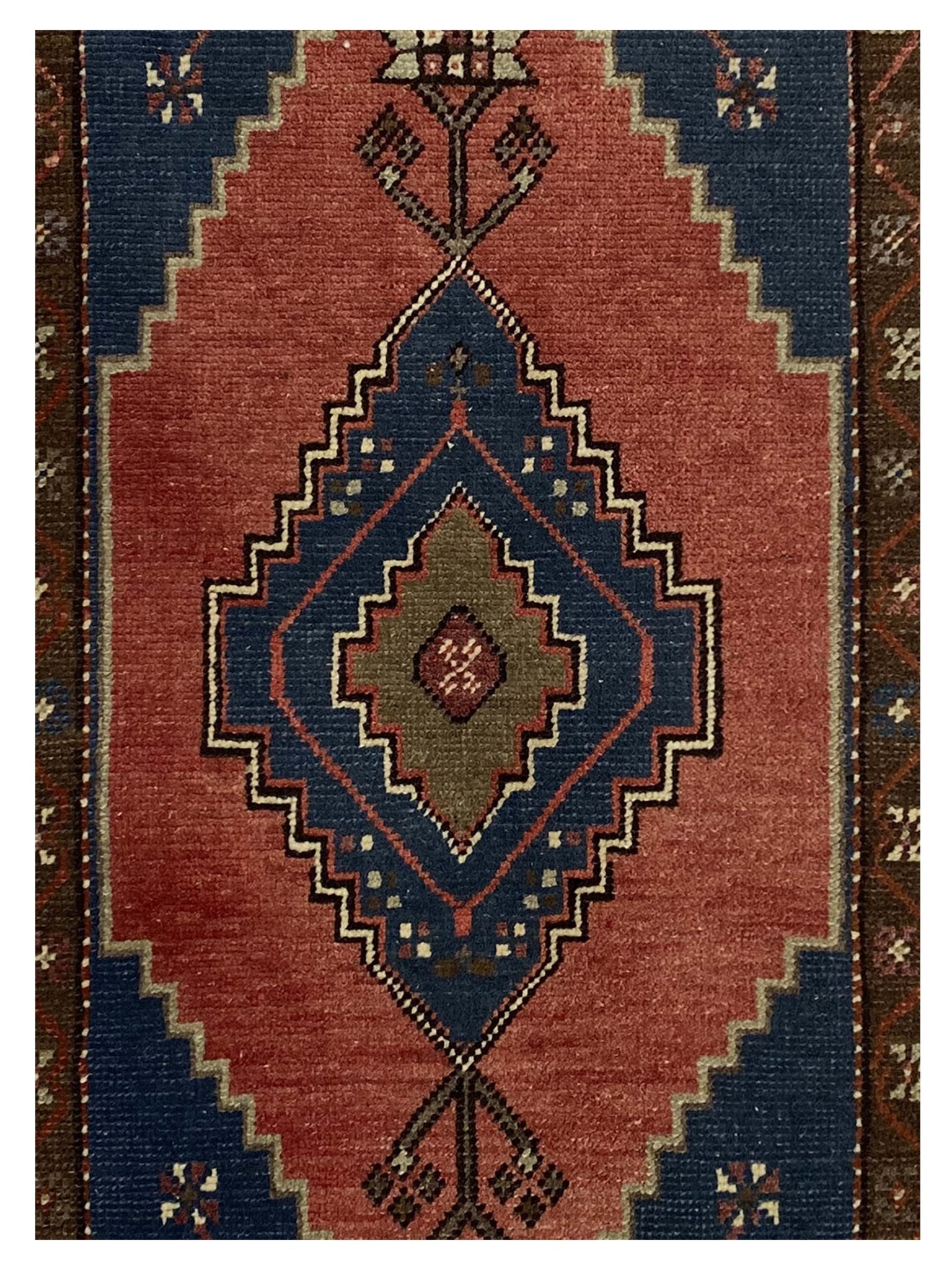 Artisan Angelina Rose Brown Vintage Knotted Rug - Rugs - Artisan - Atlanta Designer Rugs