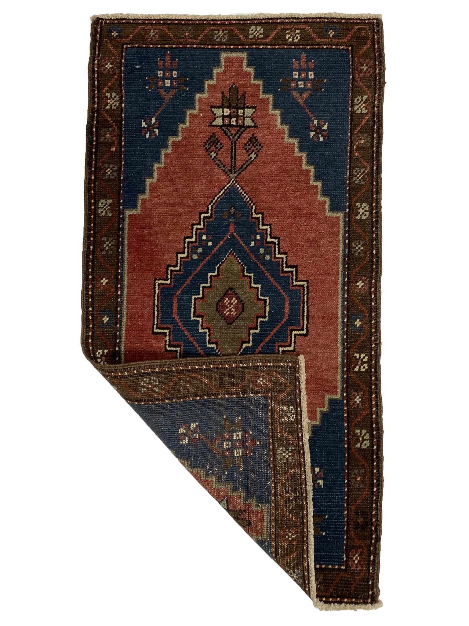 Artisan Angelina Rose Brown Vintage Knotted Rug - Rugs - Artisan - Atlanta Designer Rugs