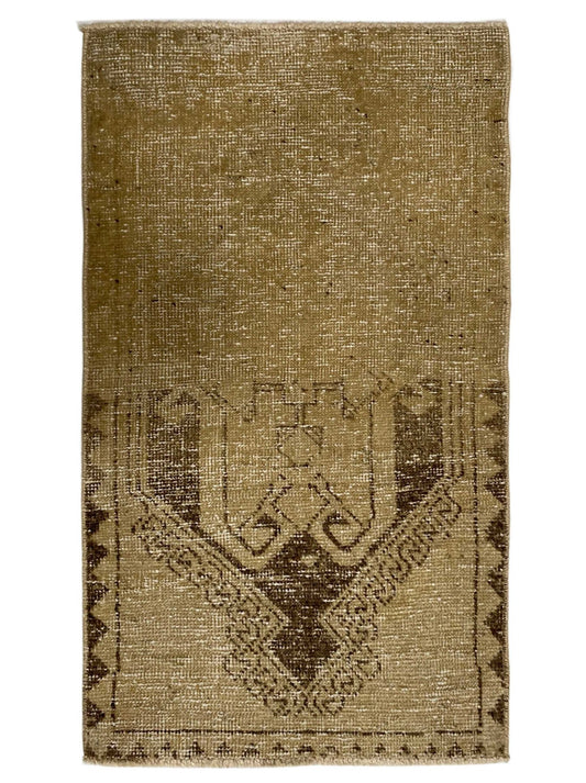 Artisan Angelina Washed Beige Vintage Knotted Rug - Rugs - Artisan - Atlanta Designer Rugs