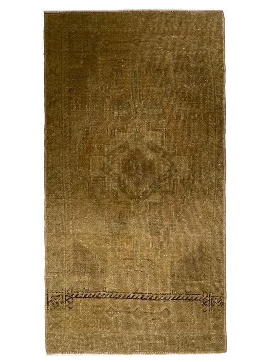 Artisan Angelina Washed Beige Vintage Knotted Rug - Rugs - Artisan - Atlanta Designer Rugs