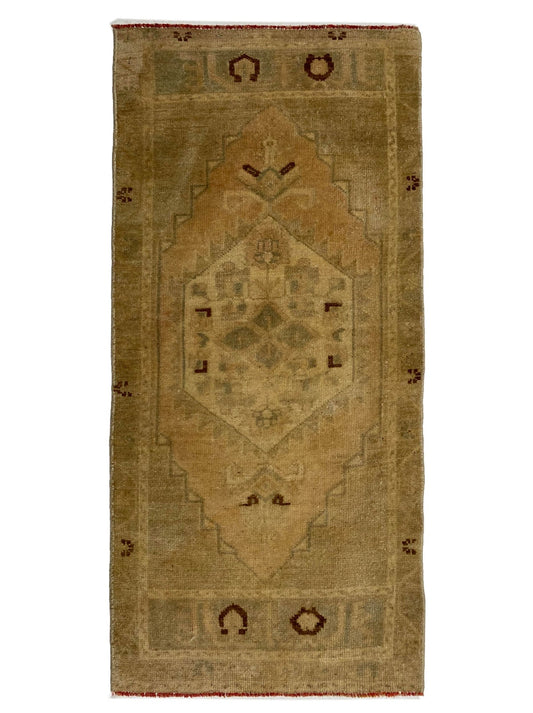 Artisan Angelina Washed Rose Beige Vintage Knotted Rug - Rugs - Artisan - Atlanta Designer Rugs