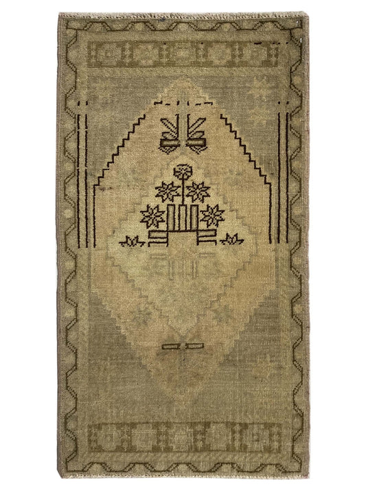 Artisan Angelina Aqua Lt.Pink Vintage Knotted Rug - Rugs - Artisan - Atlanta Designer Rugs