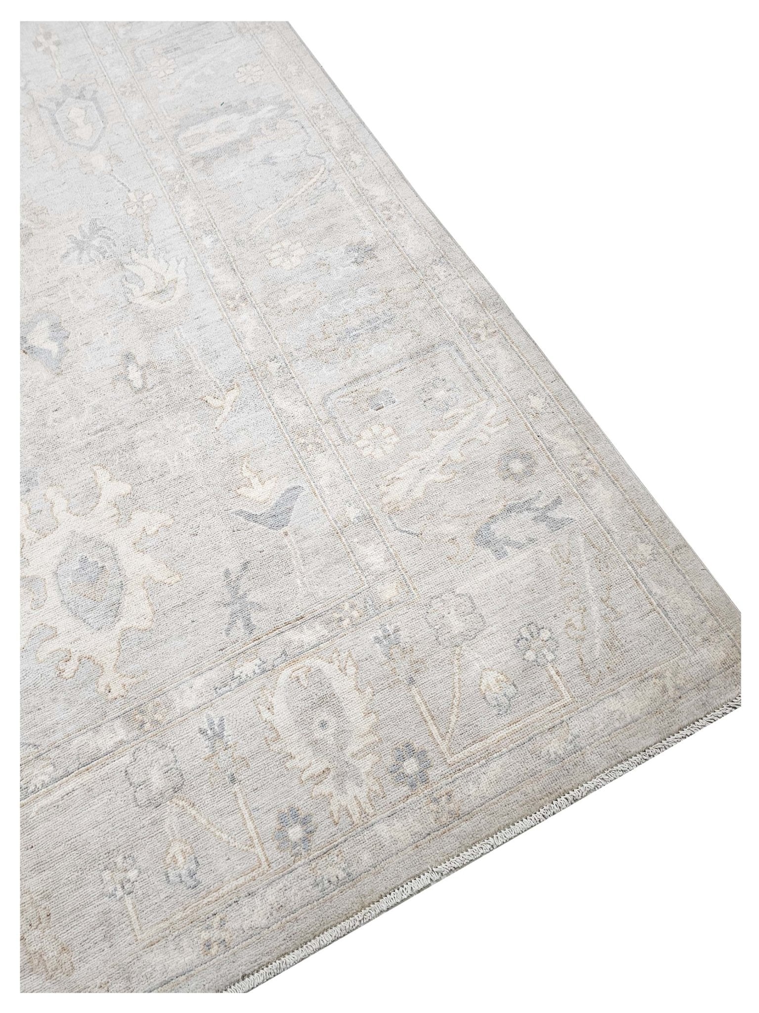 Artisan Patricia Silver Silver Traditional Knotted Rug - Rugs - Artisan - Atlanta Designer Rugs