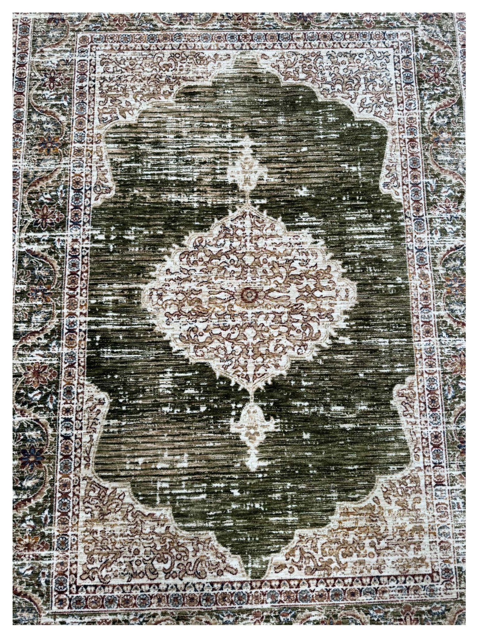 Artisan Stana Ivory Green Machinemade Rug - Rugs - Artisan - Atlanta Designer Rugs