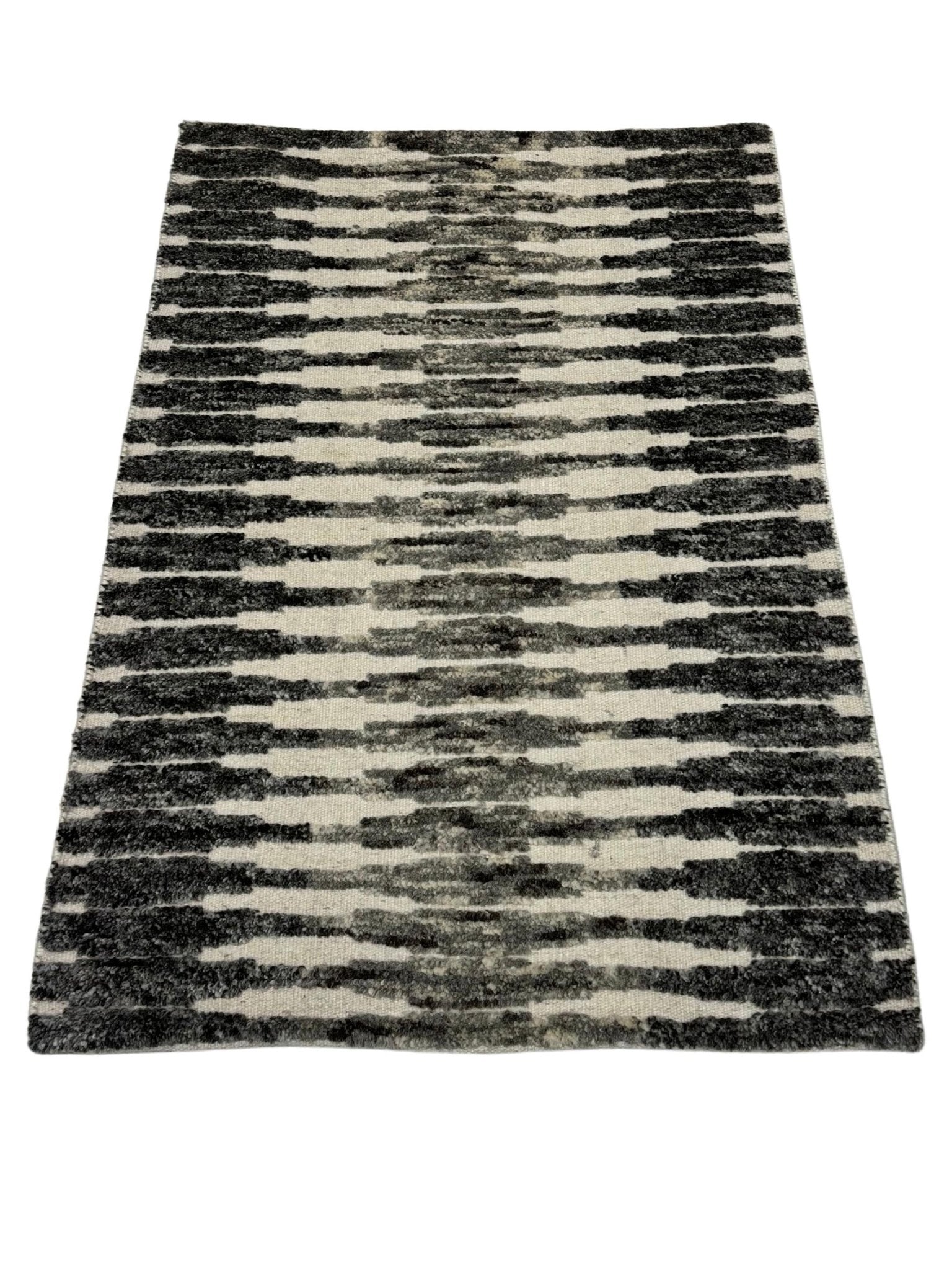 Artisan Harmony Grey White Transitional Knotted Rug - Rugs - Artisan - Atlanta Designer Rugs