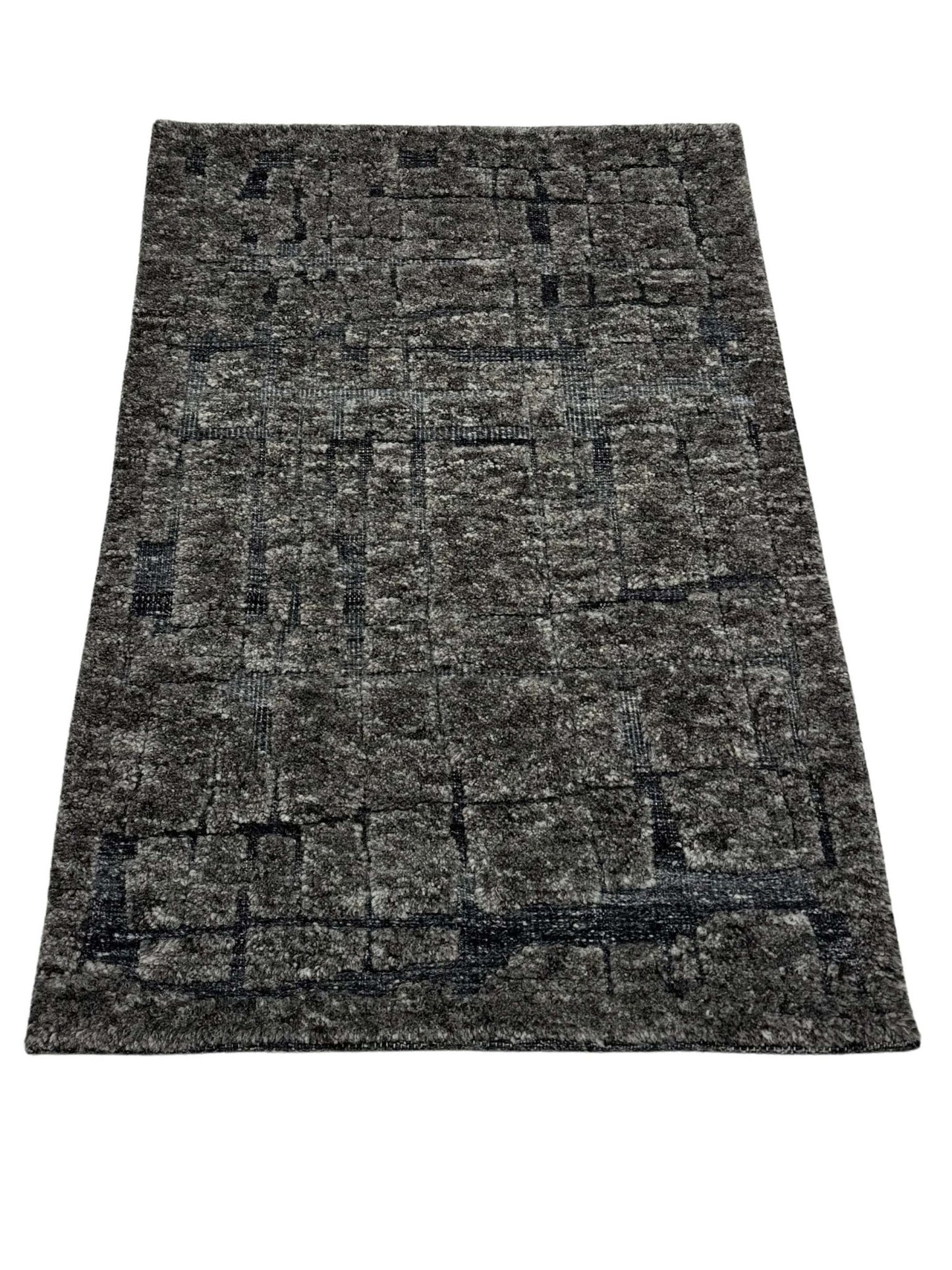 Artisan Harmony Dark Grey Black Transitional Knotted Rug - Rugs - Artisan - Atlanta Designer Rugs