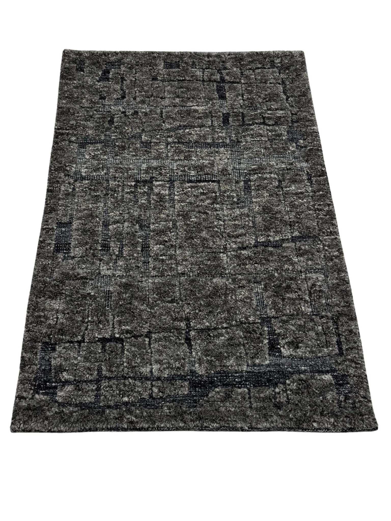 Artisan Harmony Dark Grey Black Transitional Knotted Rug - Rugs - Artisan - Atlanta Designer Rugs