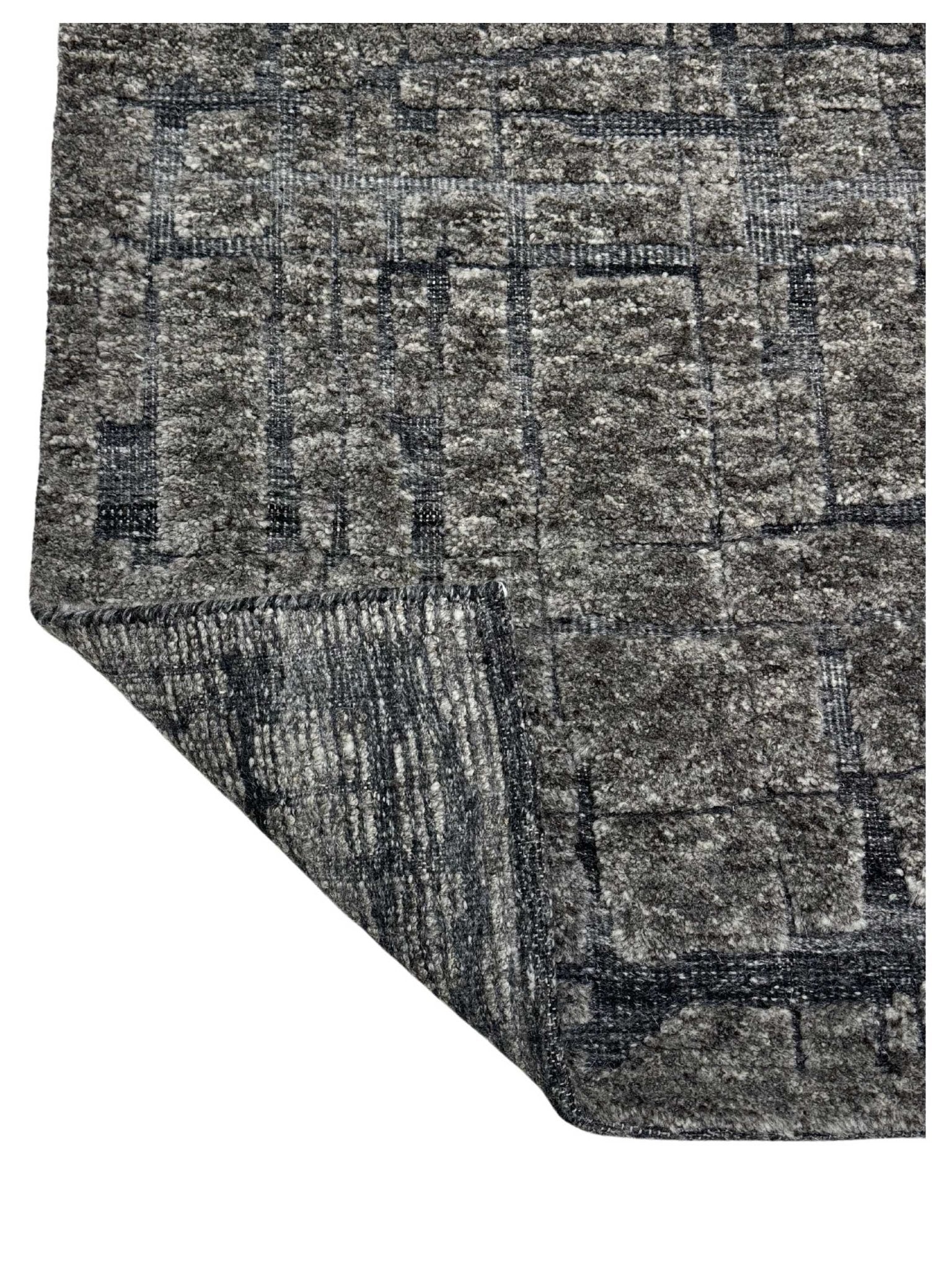 Artisan Harmony Dark Grey Black Transitional Knotted Rug - Rugs - Artisan - Atlanta Designer Rugs