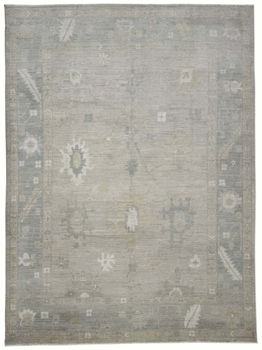 Artisan Patricia Ivory Blue Traditional Knotted Rug - Rugs - Artisan - Atlanta Designer Rugs