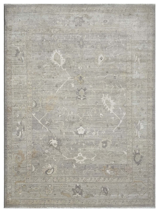 Artisan Patricia Silver Lt.Blue Traditional Knotted Rug - Rugs - Artisan - Atlanta Designer Rugs