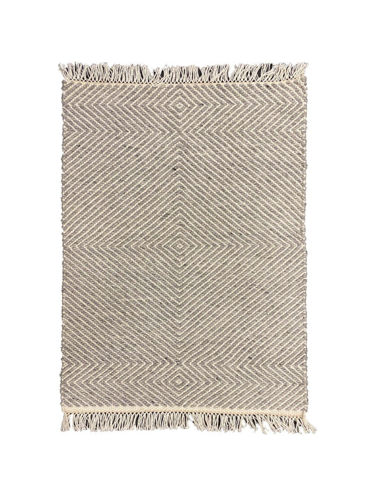 Artisan Paige Silver Modern Woven Rug - Rugs - Artisan - Atlanta Designer Rugs