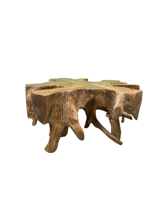 Eclectic Home Coffee Table Teak Root Coffee Table Natural  Decor Furniture