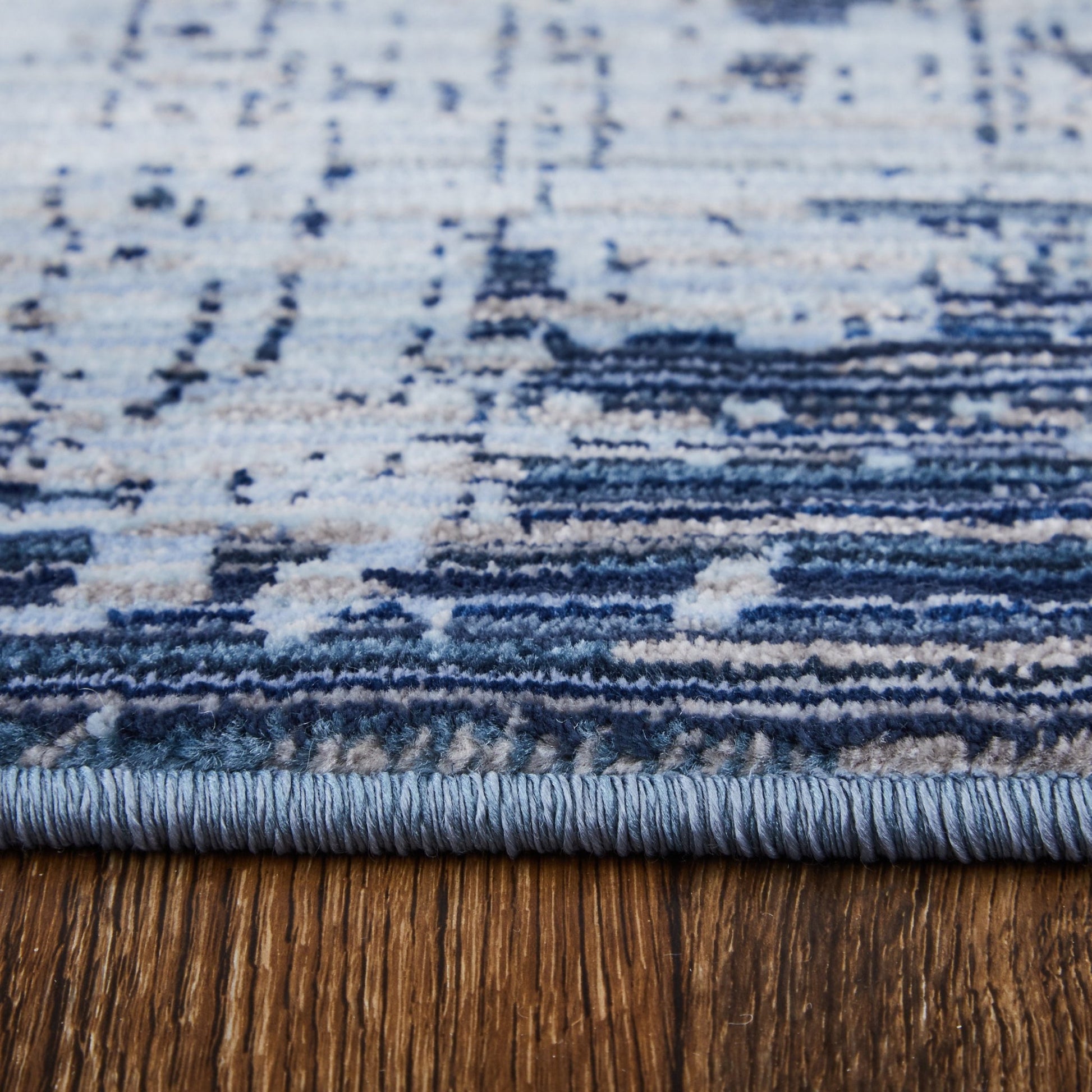 Feizy Sonora 39PLF Blue Light Blue Modern/Bohemian & Eclectic Machinemade Rug - Rugs - Feizy - Atlanta Designer Rugs