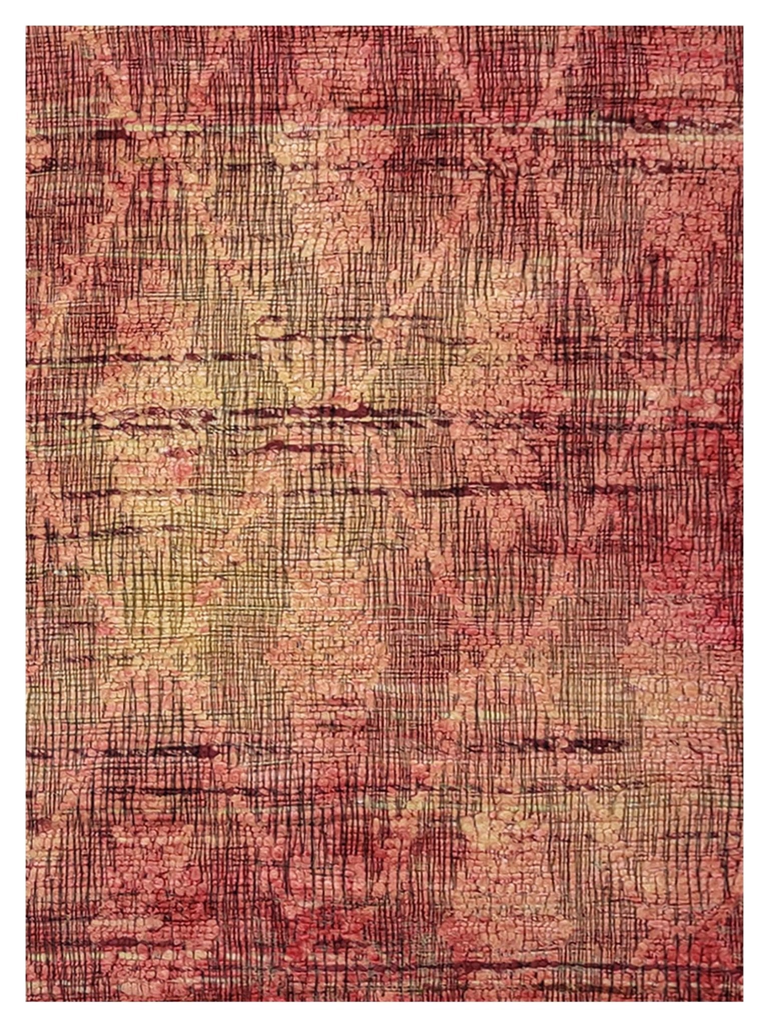 Artisan Viola Red Transitional Knotted Rug - Rugs - Artisan - Atlanta Designer Rugs