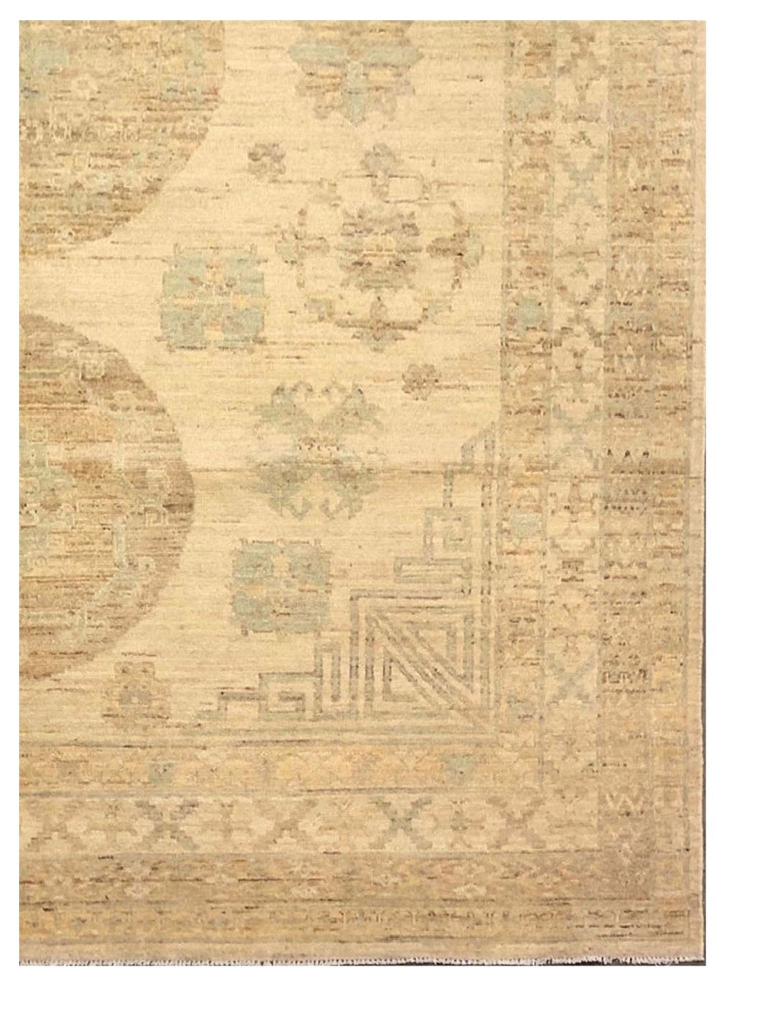 Artisan Sarah Vintage Gold Transitional Knotted Rug - Rugs - Artisan - Atlanta Designer Rugs