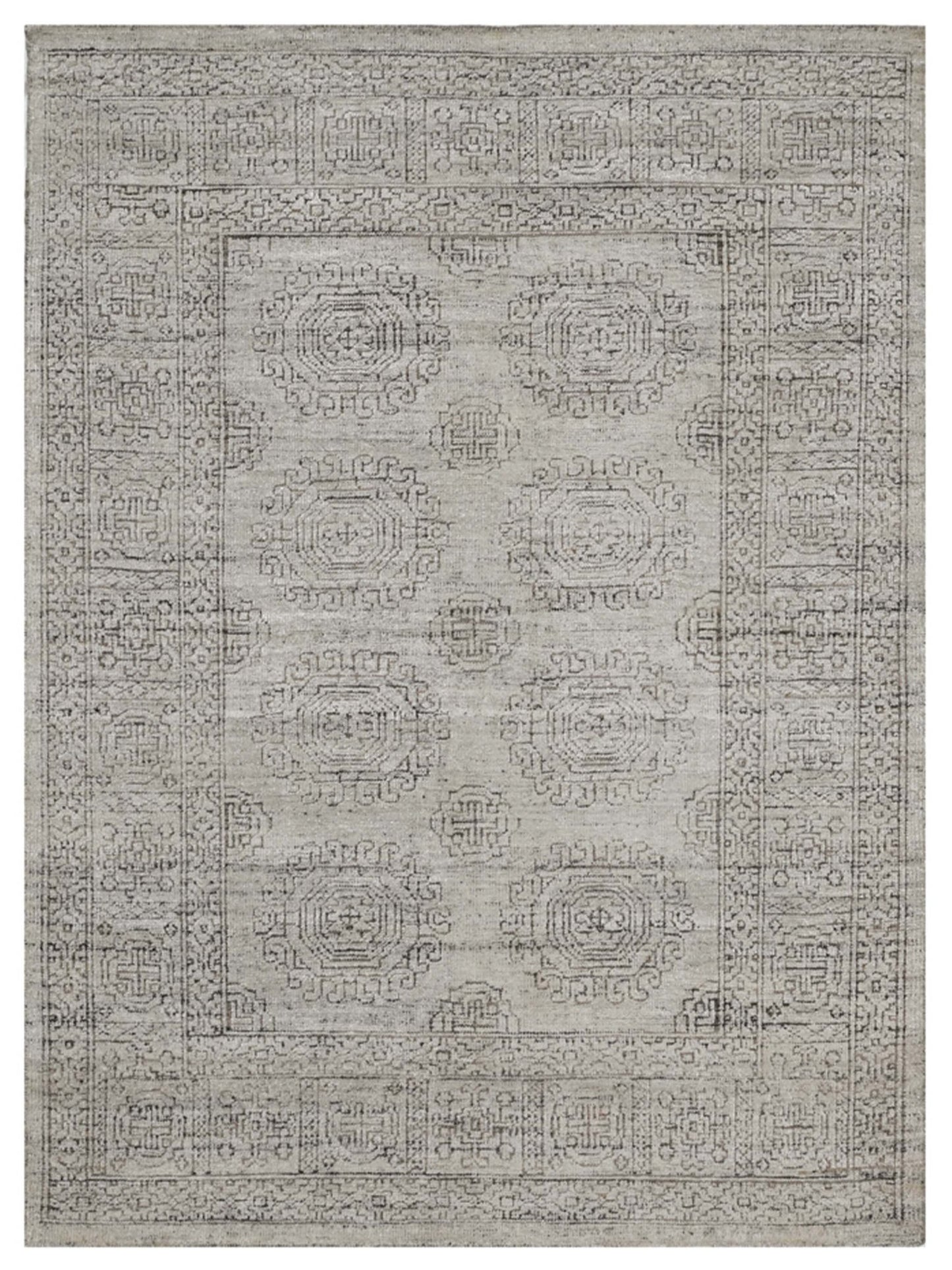 Artisan Serenade Blue Ivory Transitional Knotted Rug - Rugs - Artisan - Atlanta Designer Rugs