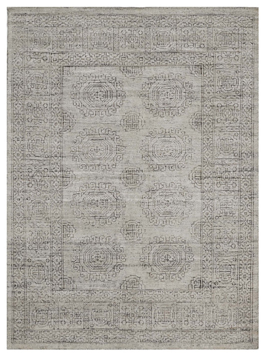 Artisan Serenade Blue Ivory Transitional Knotted Rug - Rugs - Artisan - Atlanta Designer Rugs