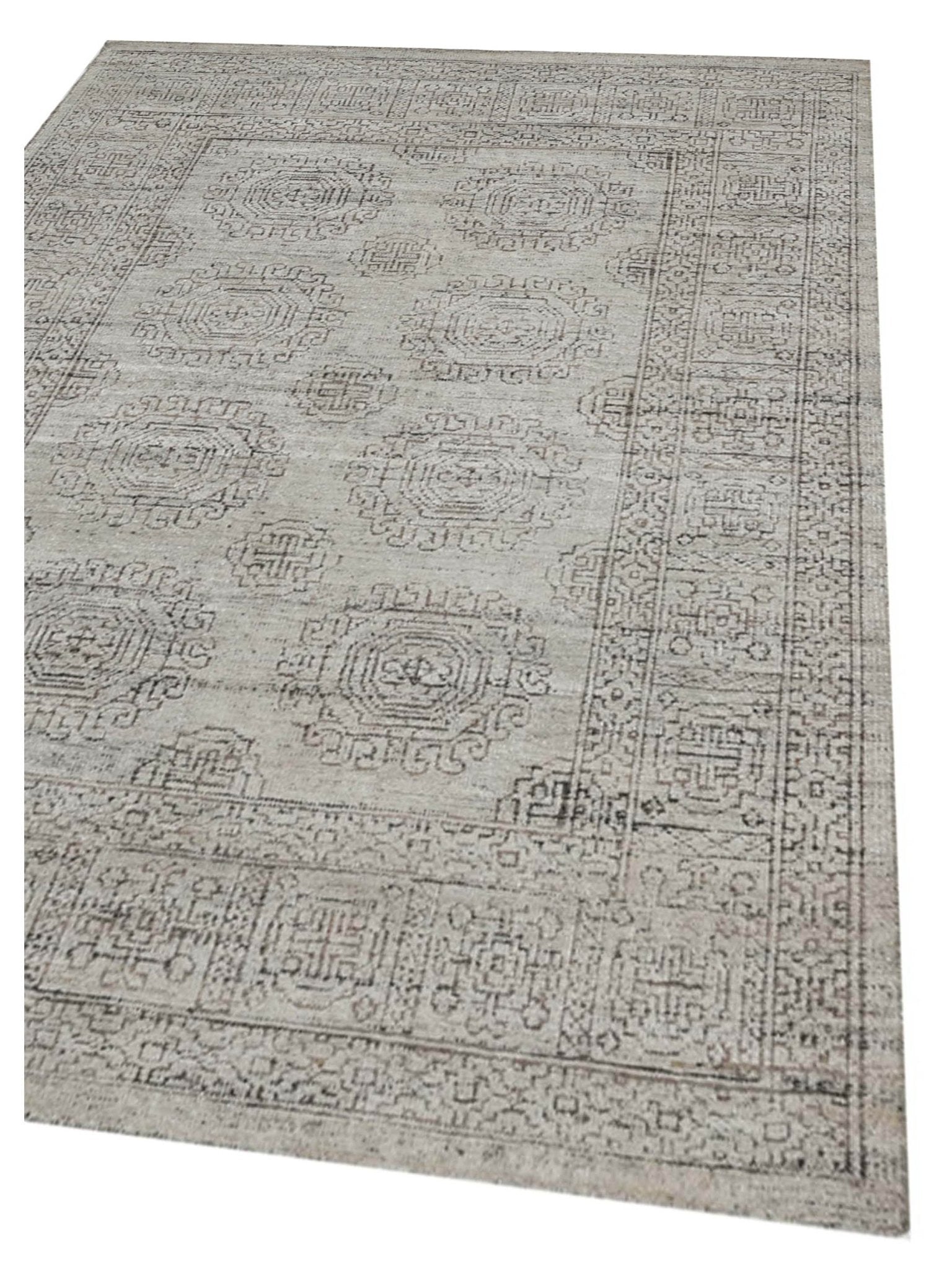 Artisan Serenade Blue Ivory Transitional Knotted Rug - Rugs - Artisan - Atlanta Designer Rugs