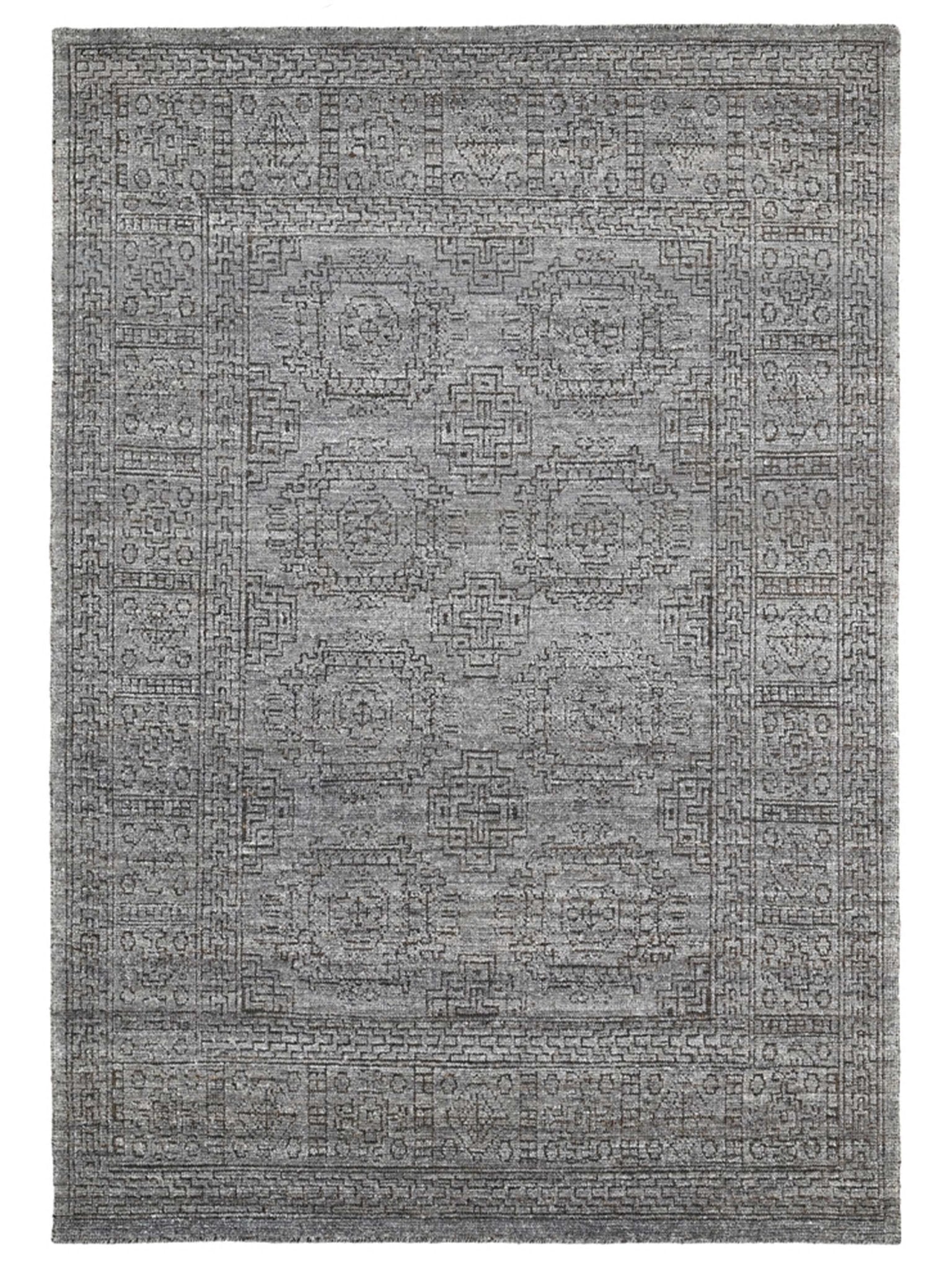 Artisan Serenade Charcoal Grey Transitional Knotted Rug - Rugs - Artisan - Atlanta Designer Rugs