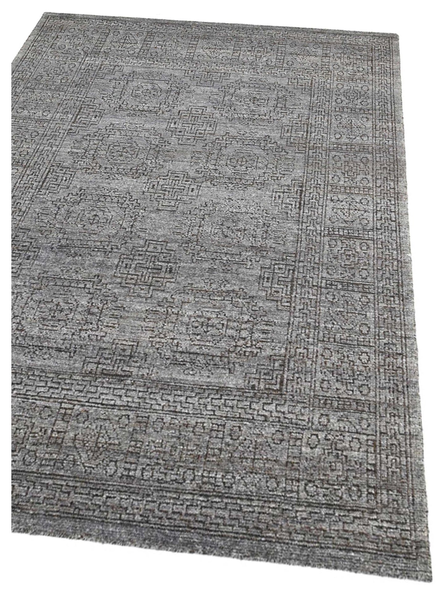 Artisan Serenade Charcoal Grey Transitional Knotted Rug - Rugs - Artisan - Atlanta Designer Rugs